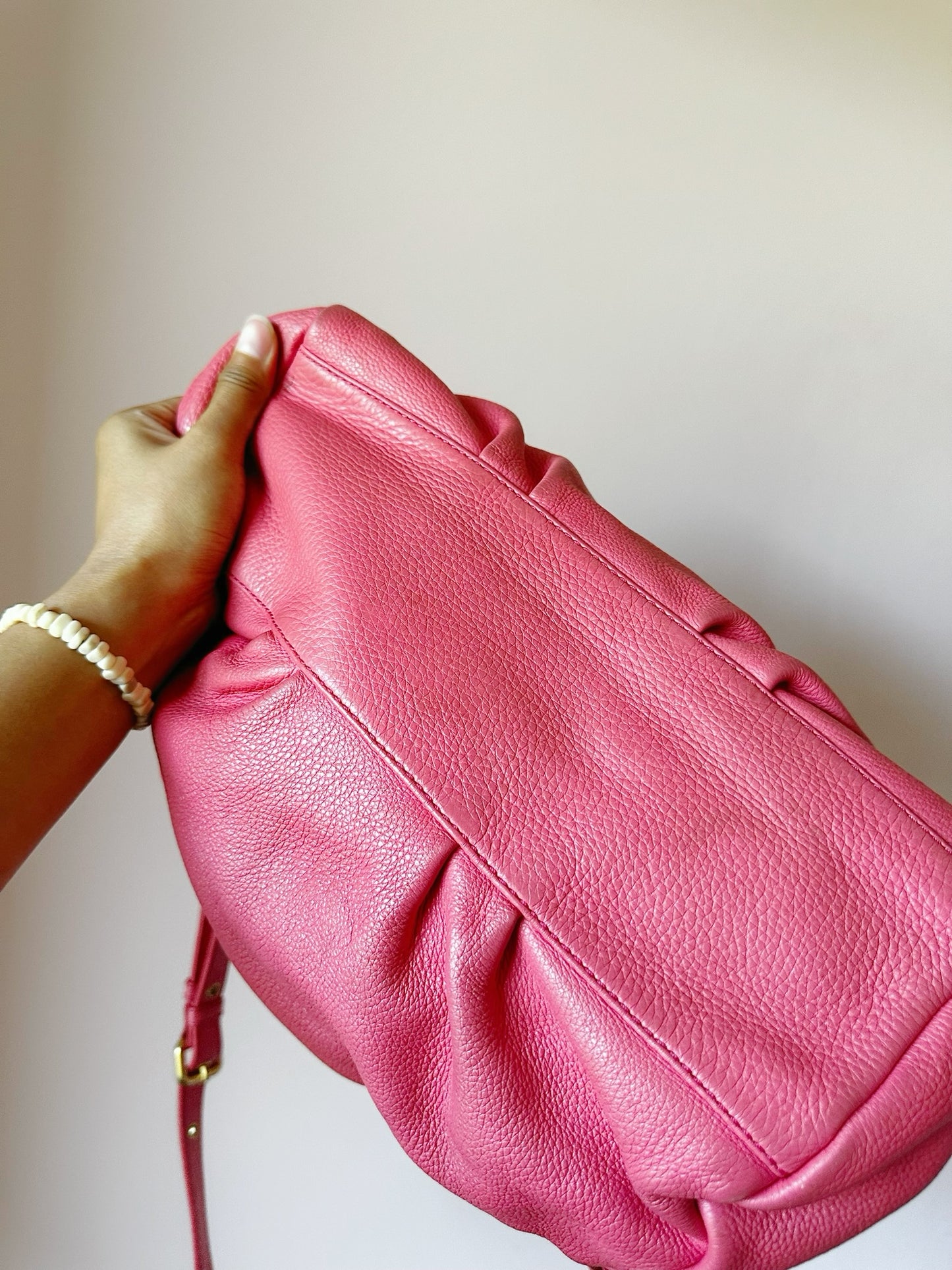 Marc by Marc Jacobs Classic Q Hillier Hobo Bag– Pink