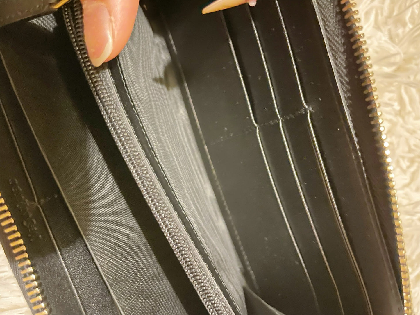 Saint Laurent Black Monogram Leather Wallet – YSL Logo Embossed