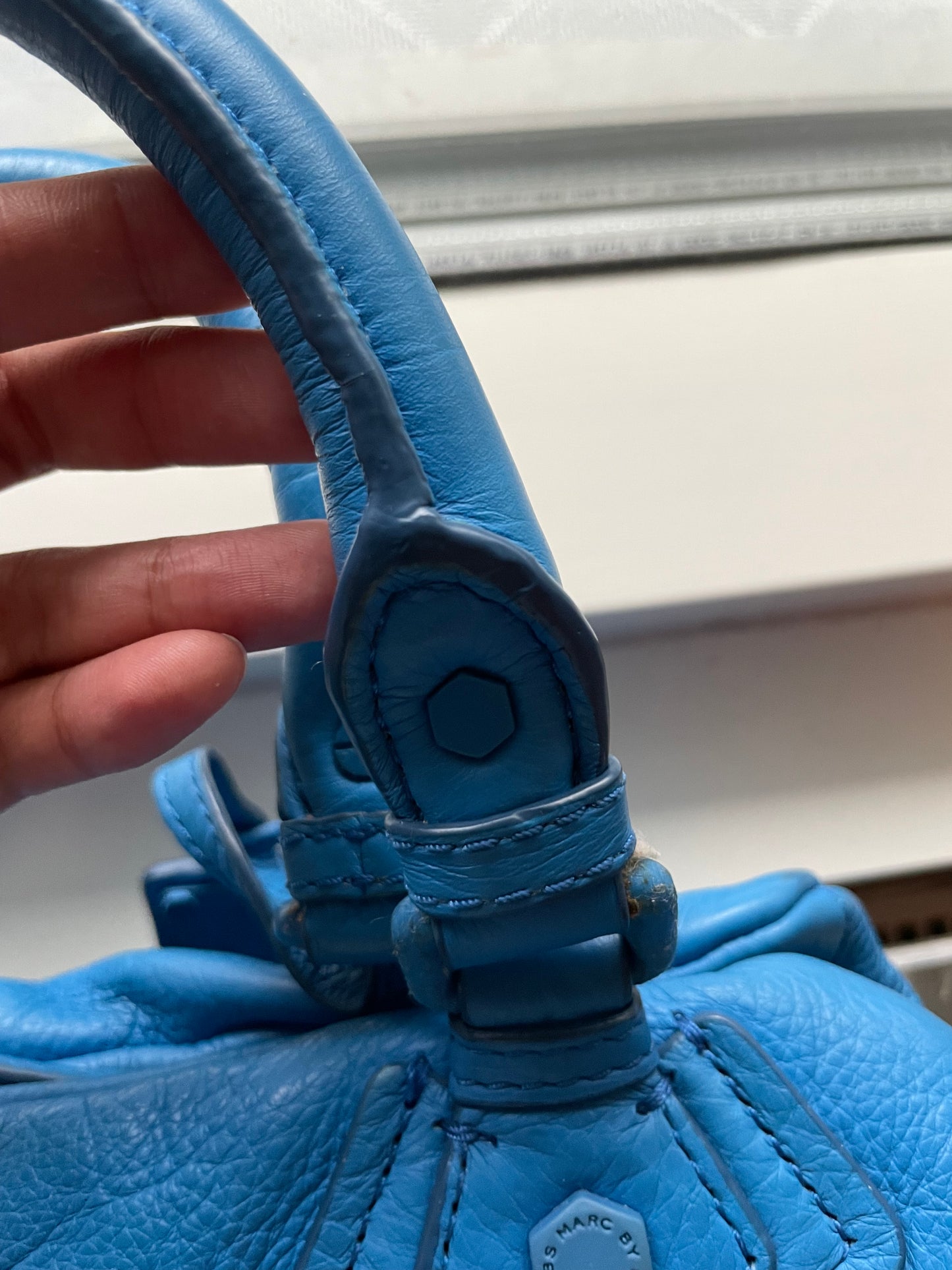 Marc by Marc Jacobs Classic Q Bag Baby Aidan Satchel – Blå