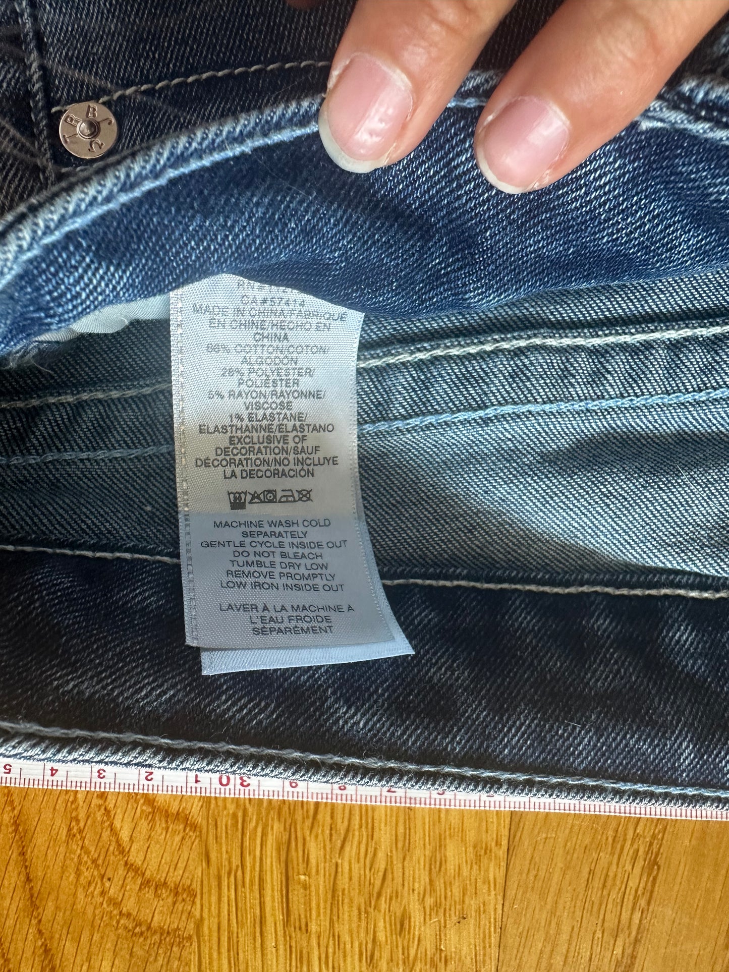 True Religion Ultra Low Rise Flare Jeans - Mørk Vask