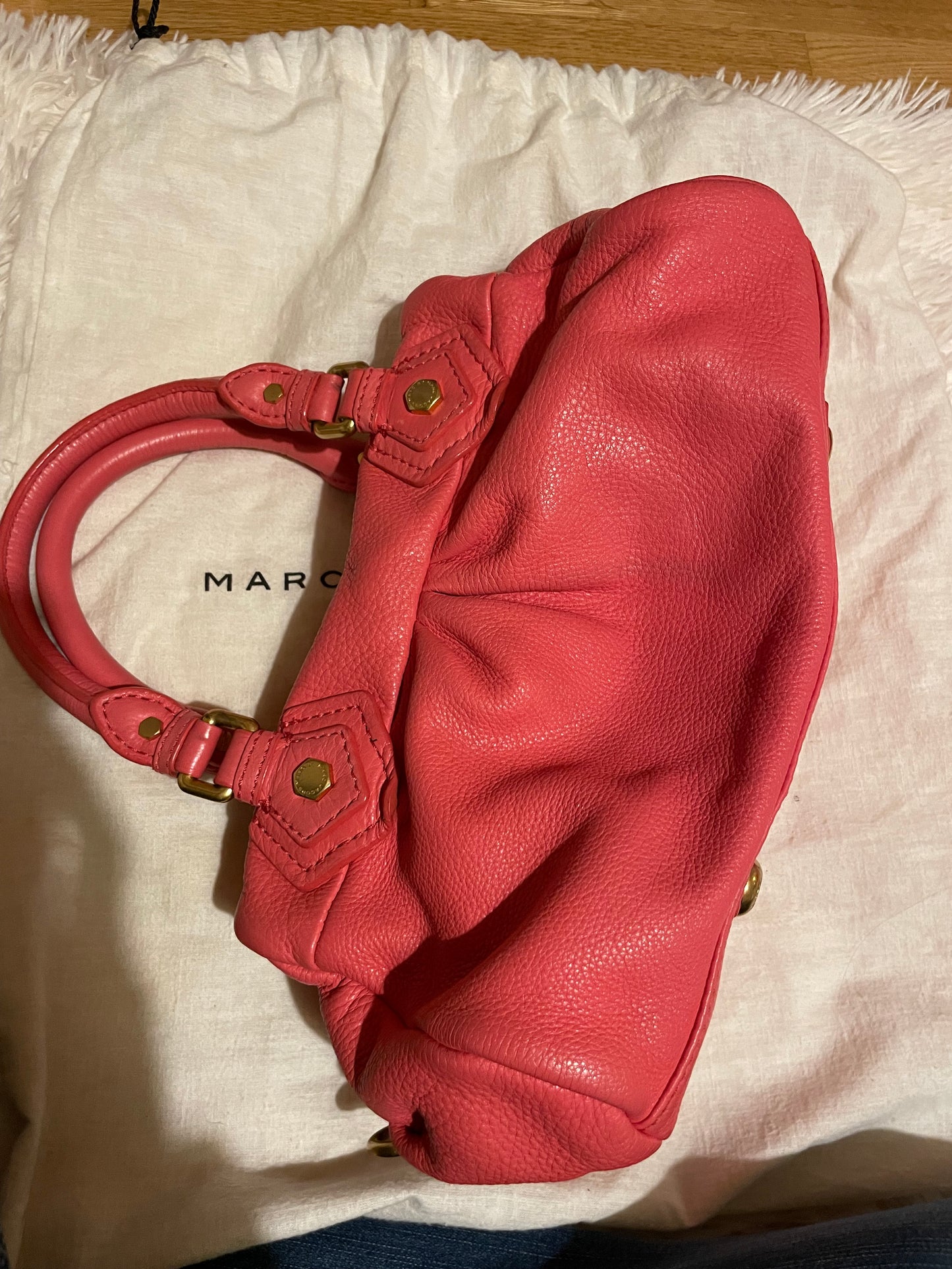 Marc by Marc Jacobs Classic Q Hillier Satchel – Coral Pink