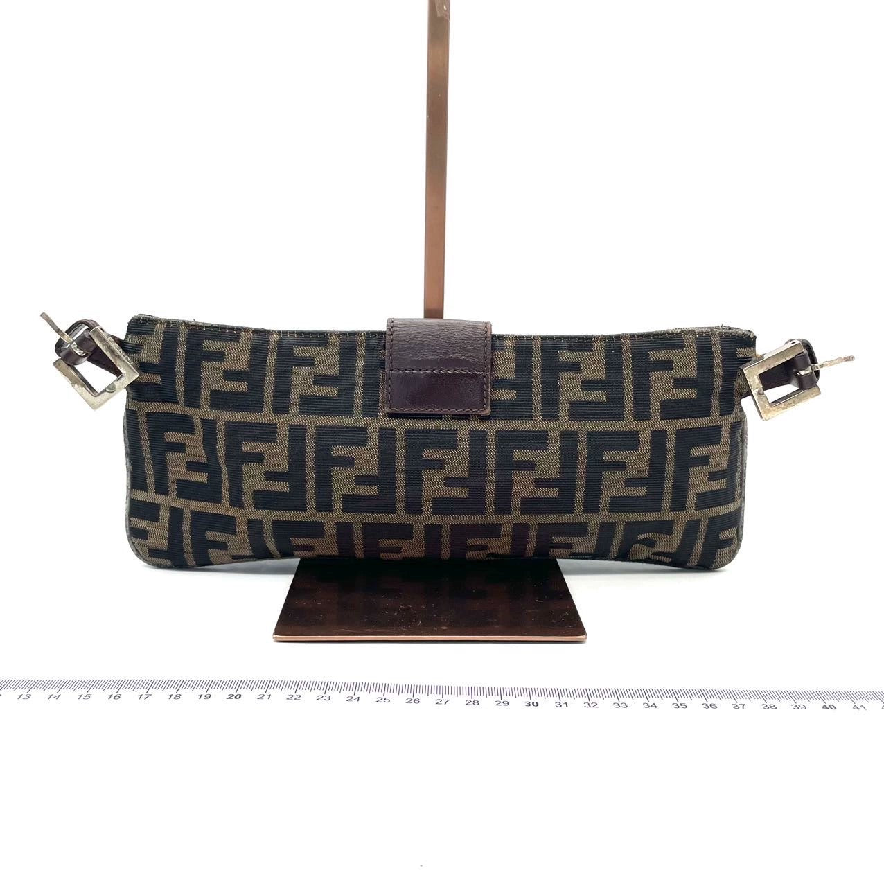 Fendi Baguette Bag – FF Monogram Canvas, Brown