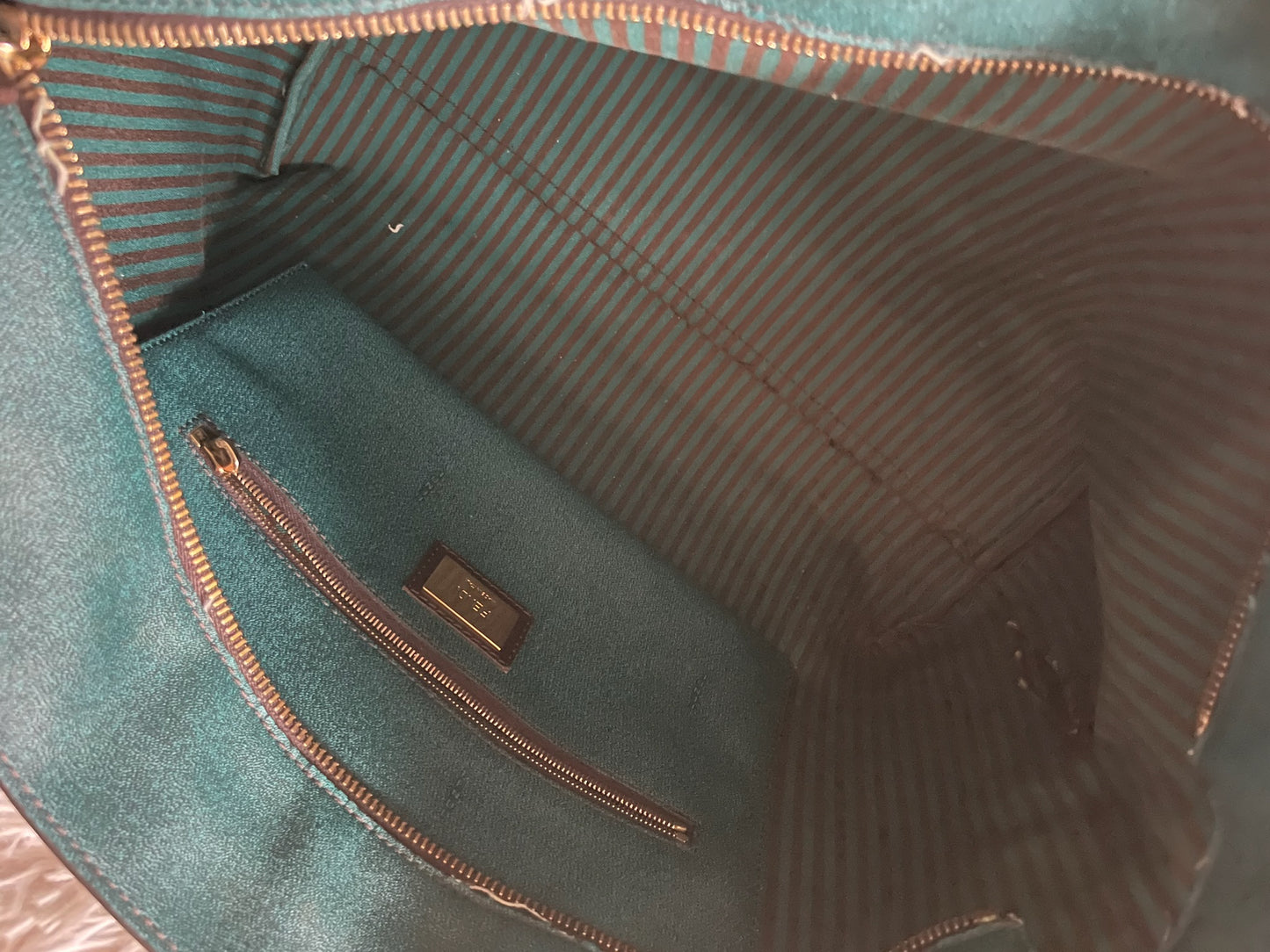 Fendi Zucca Canvas Tote Bag – Brown/Green