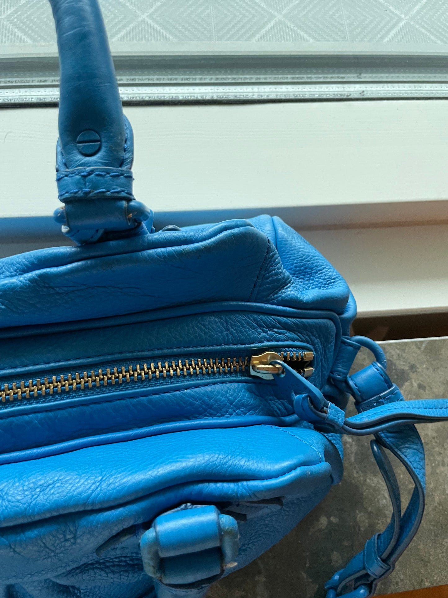 Marc by Marc Jacobs Classic Q Bag Baby Aidan Satchel – Blå