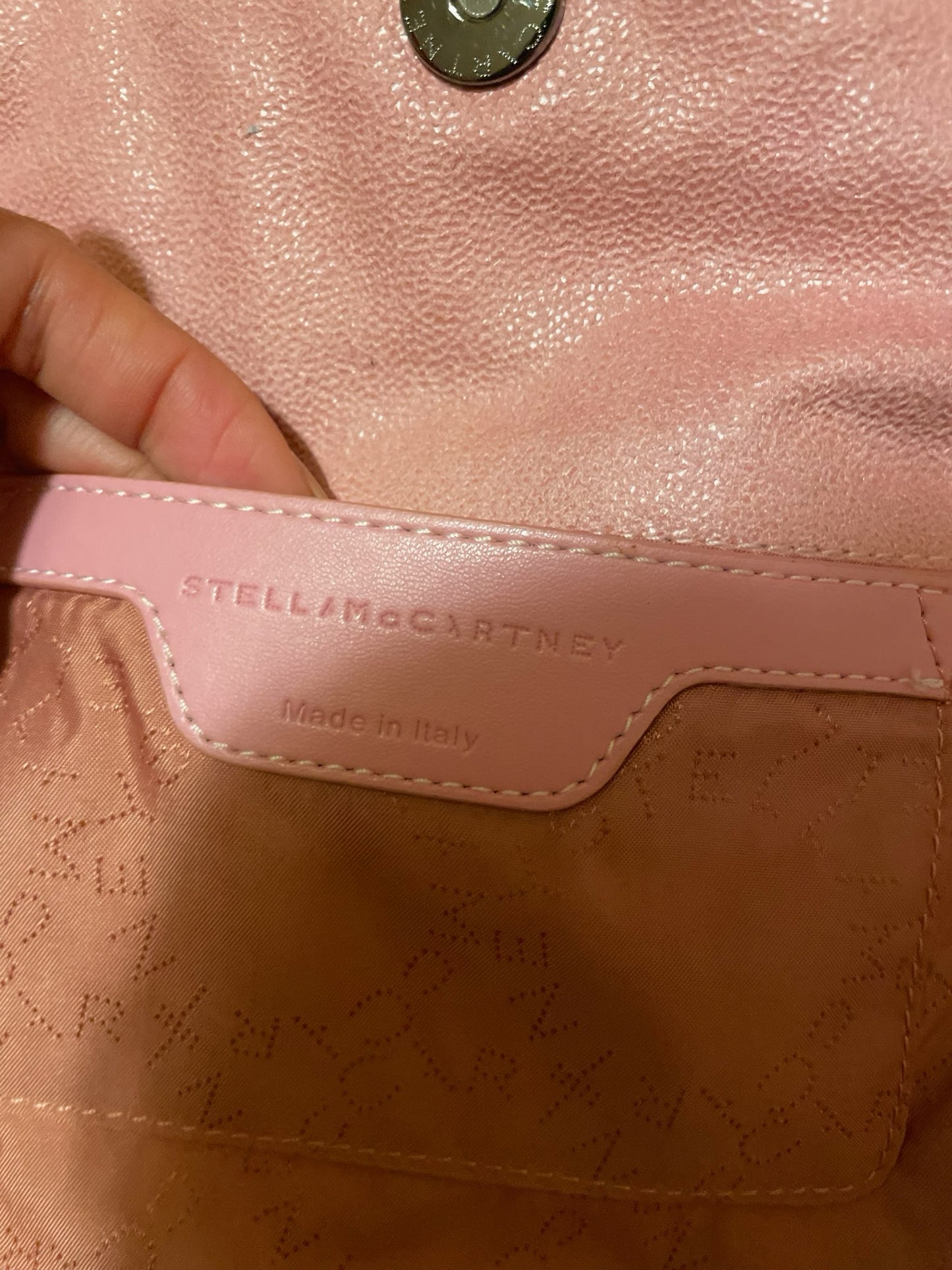 Stella McCartney Falabella Fold Over Tote in Cream Canvas