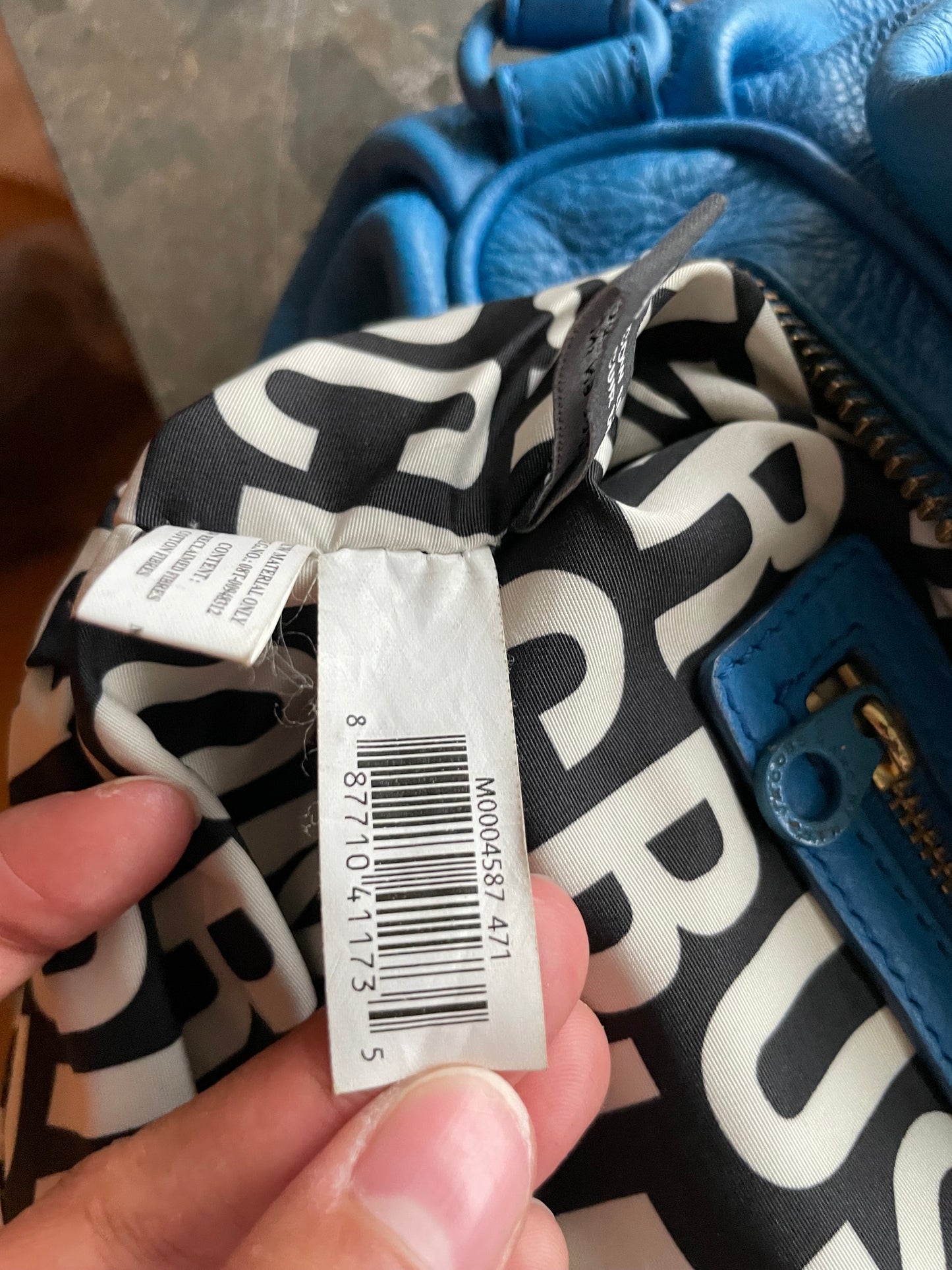 Marc by Marc Jacobs Classic Q Bag Baby Aidan Satchel – Blå