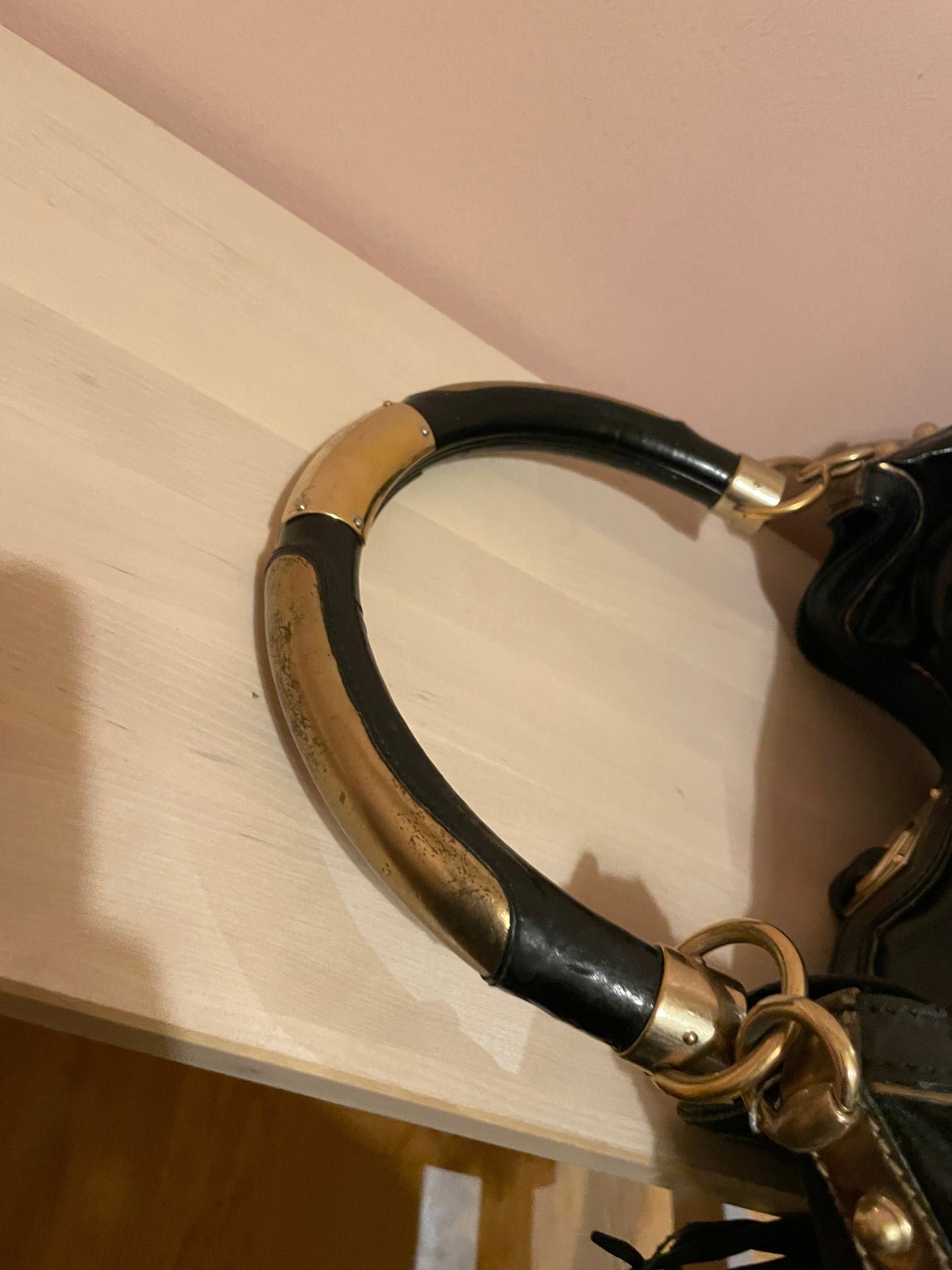 Gucci Indy Patent Ombre Leather Hobo Bag