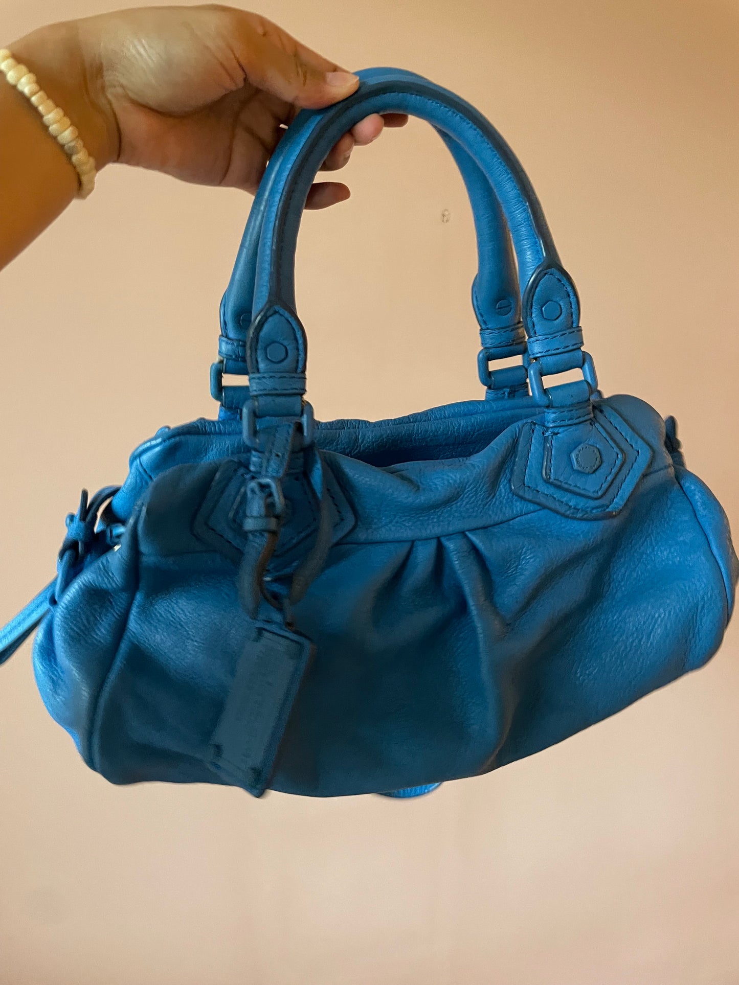 Marc by Marc Jacobs Classic Q Bag Baby Aidan Satchel – Blå