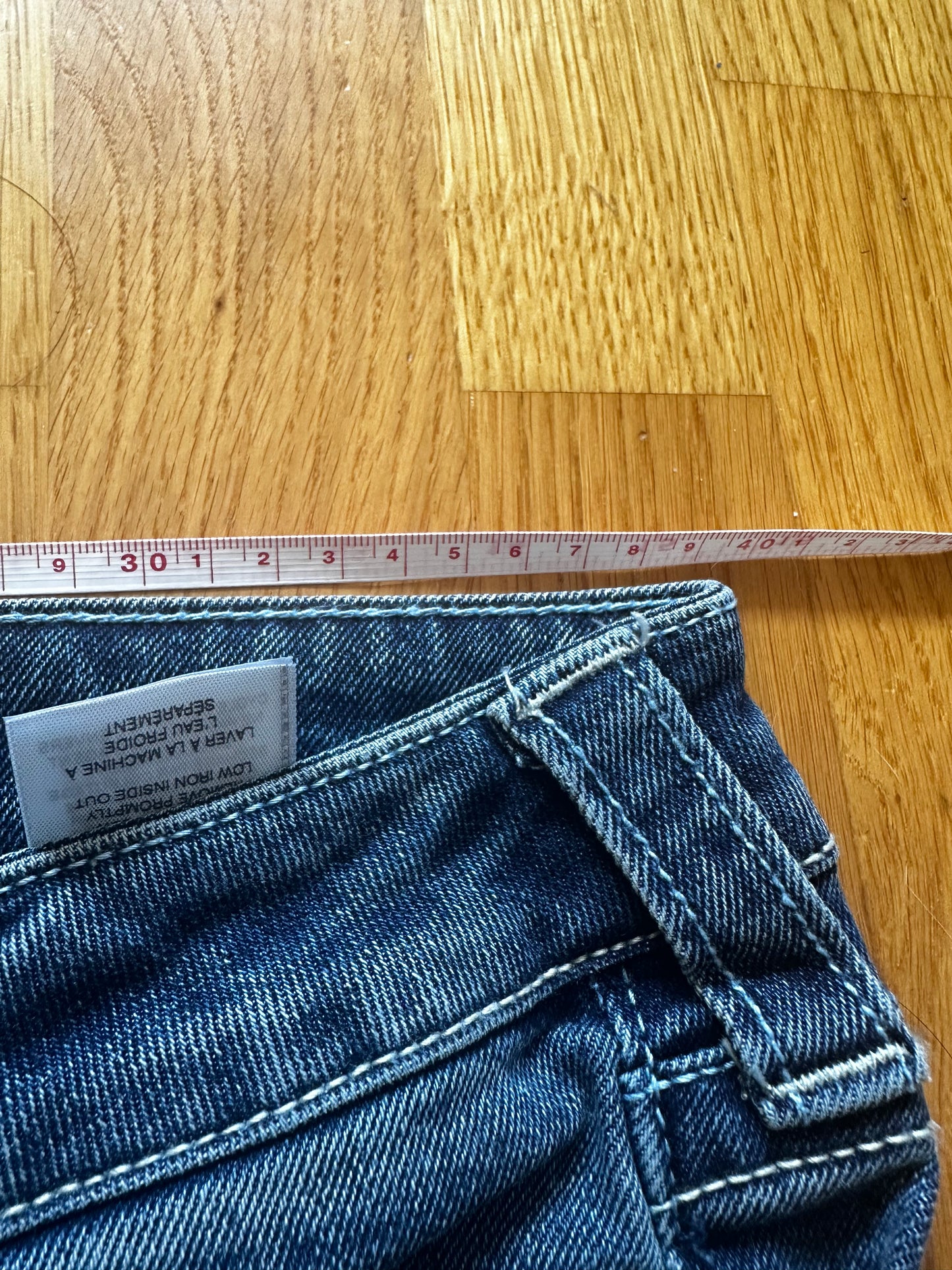 True Religion Ultra Low Rise Flare Jeans - Mørk Vask