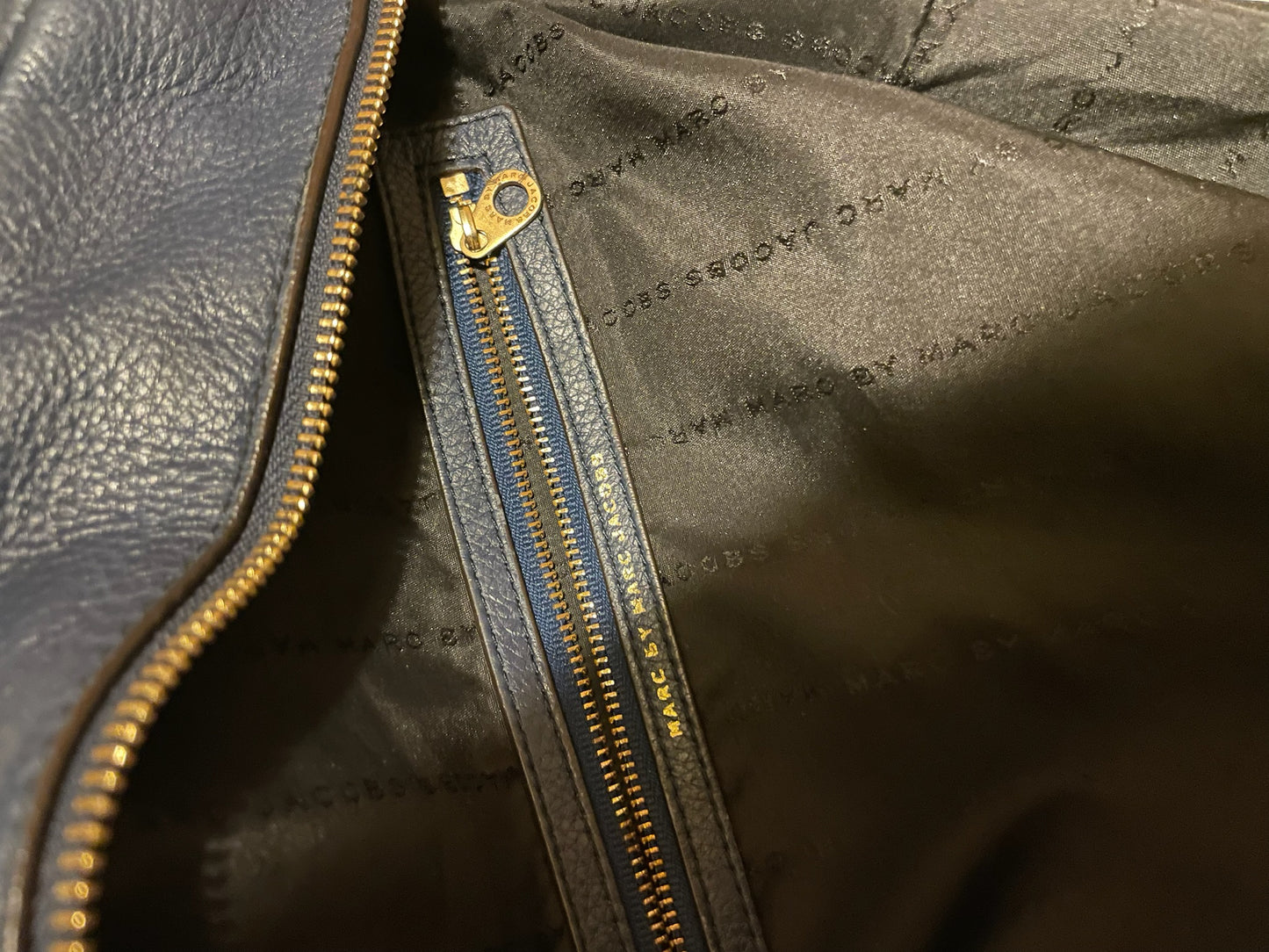 Marc by Marc Jacobs Classic Q Baby Aidan Satchel – Navy Blue