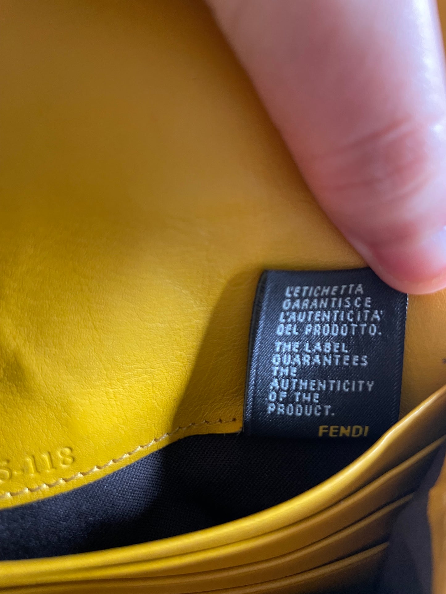 Fendi Zucca Canvas Baguette Bag – Brown/Yellow