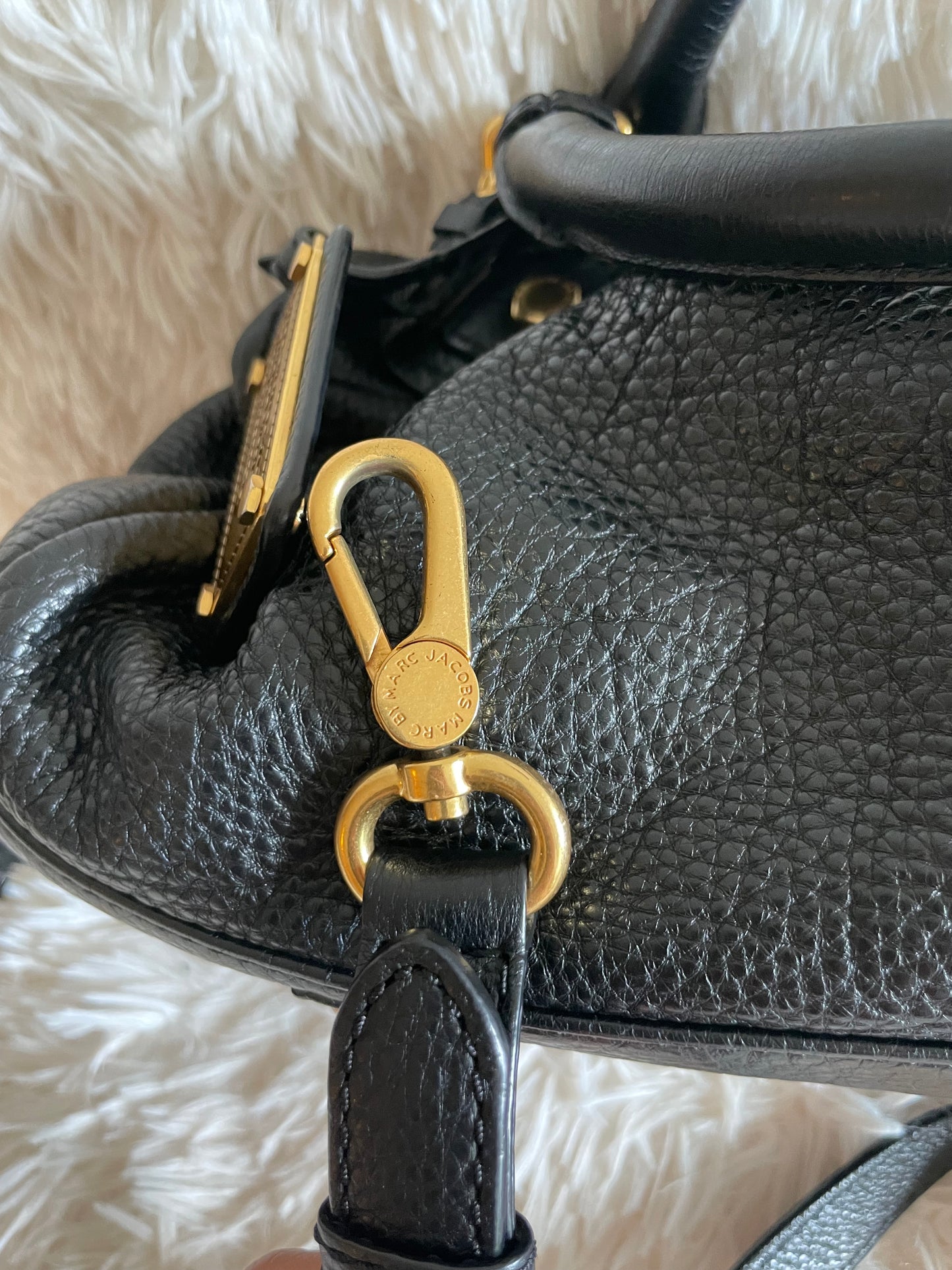 Marc by Marc Jacobs Classic Q Baby Aidan Satchel – Black