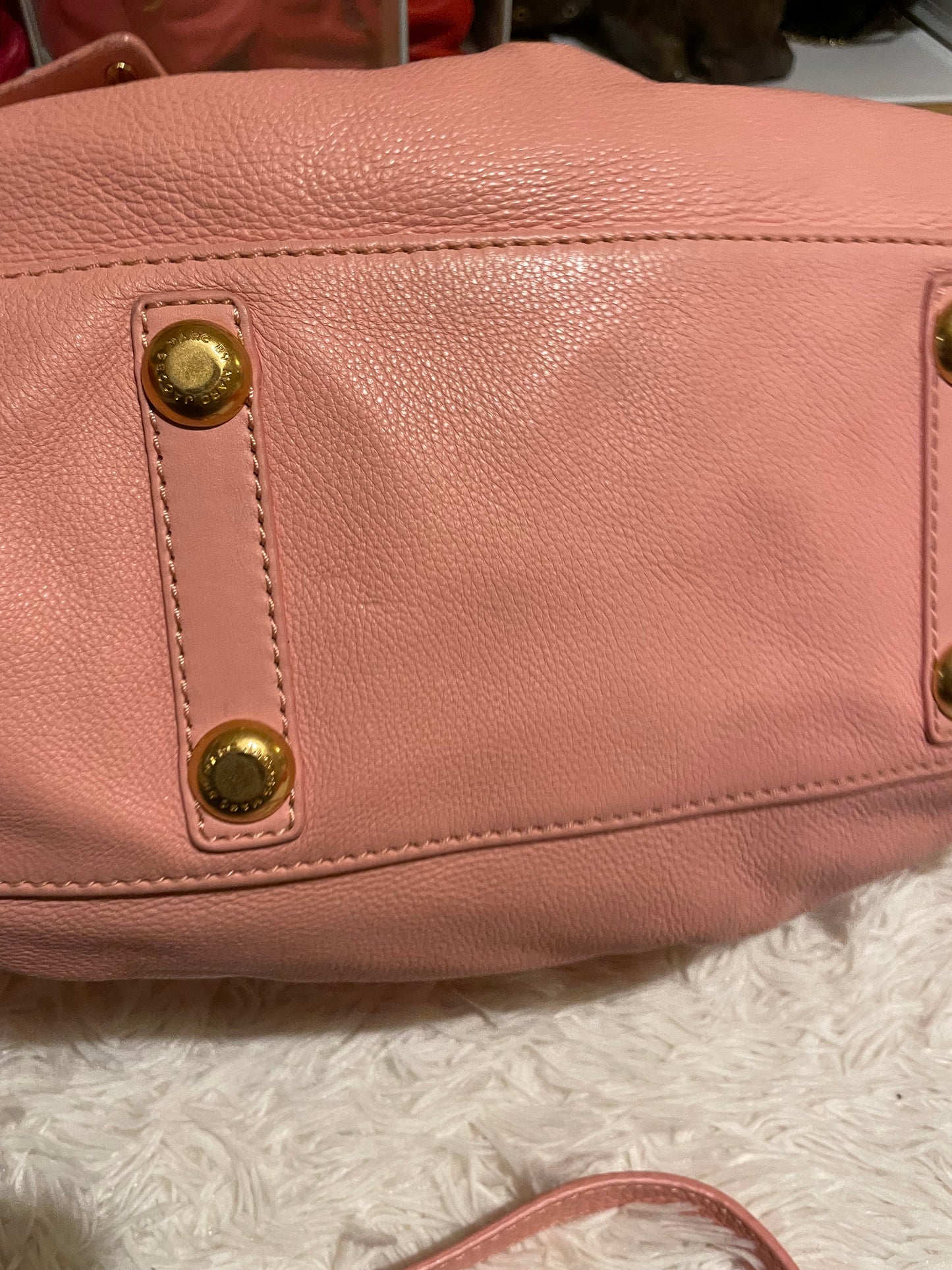 Marc by Marc Jacobs Classic Q Baby Aidan Satchel in Blush Pink