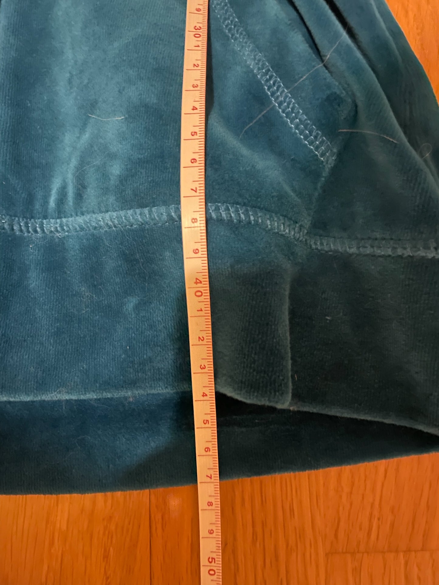 Juicy Couture Velour Tracksuit Set – Teal Blue, Hoodie & Pants