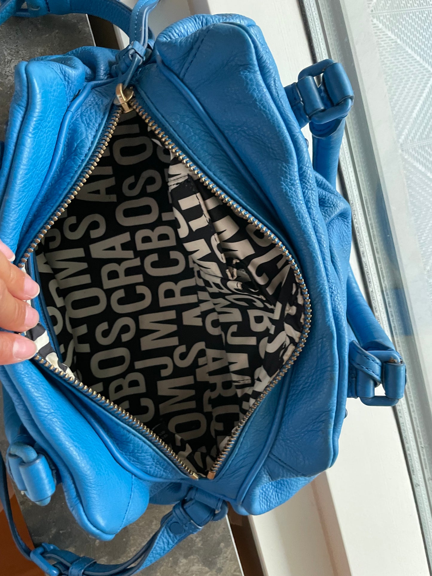 Marc by Marc Jacobs Classic Q Bag Baby Aidan Satchel – Blå