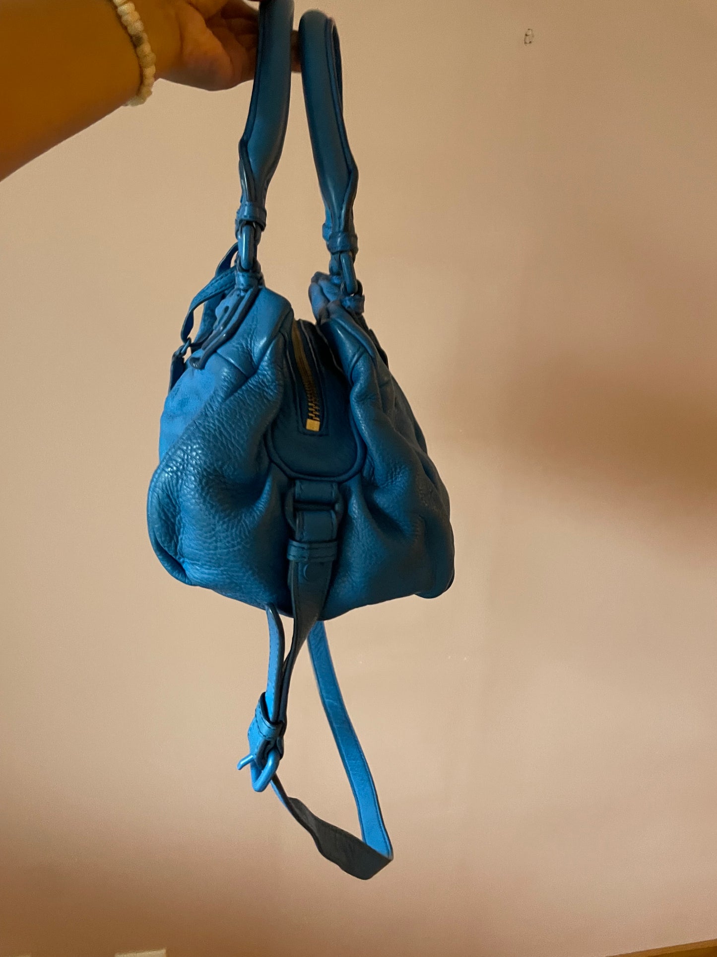 Marc by Marc Jacobs Classic Q Bag Baby Aidan Satchel – Blå