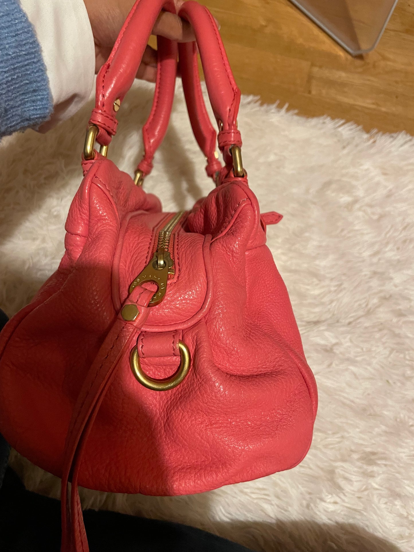 Marc by Marc Jacobs Classic Q Hillier Satchel – Coral Pink