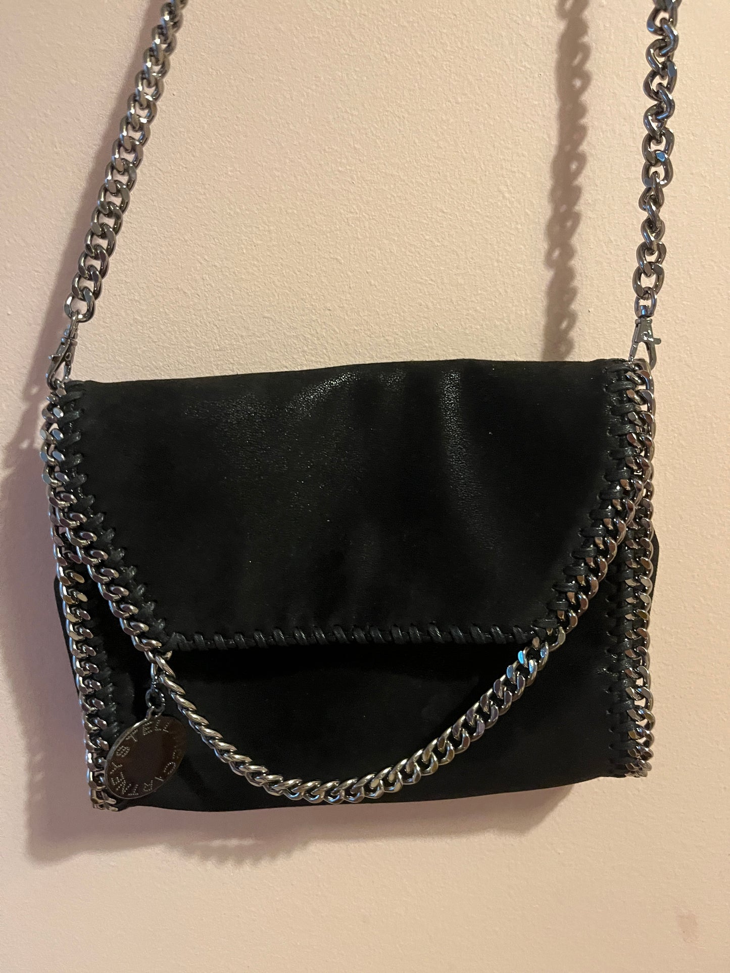 Stella McCartney Falabella Mini Skuldertaske – Sort