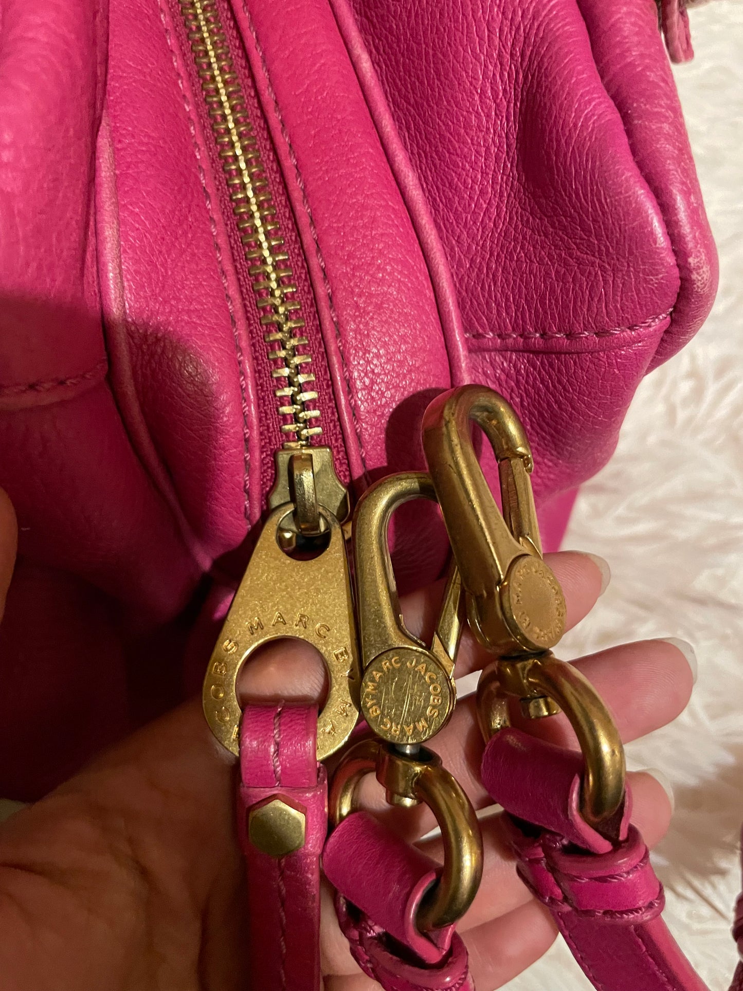 Marc by Marc Jacobs Classic Q Hillier Satchel – Hot Pink
