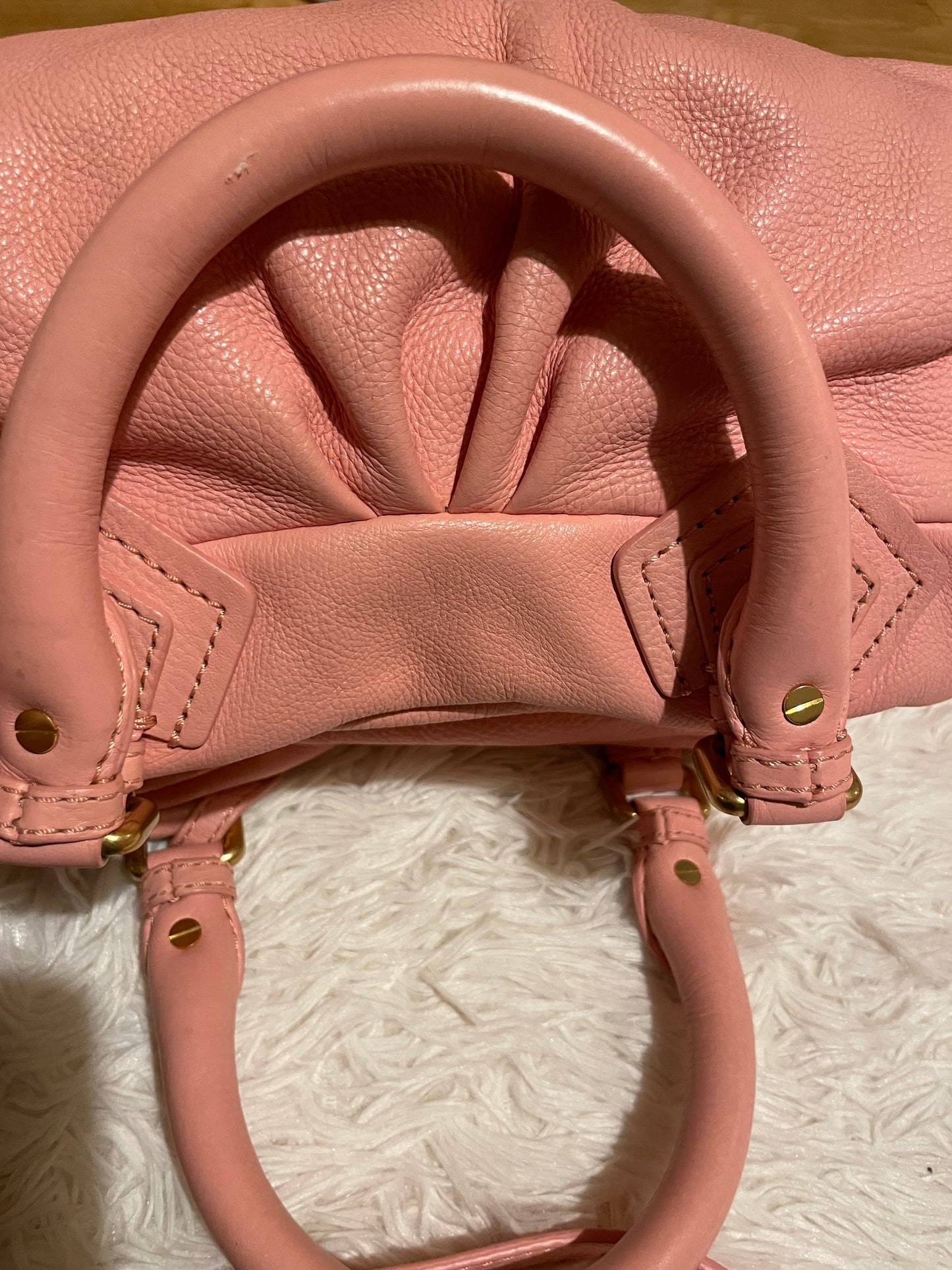 Marc by Marc Jacobs Classic Q Baby Aidan Satchel in Blush Pink
