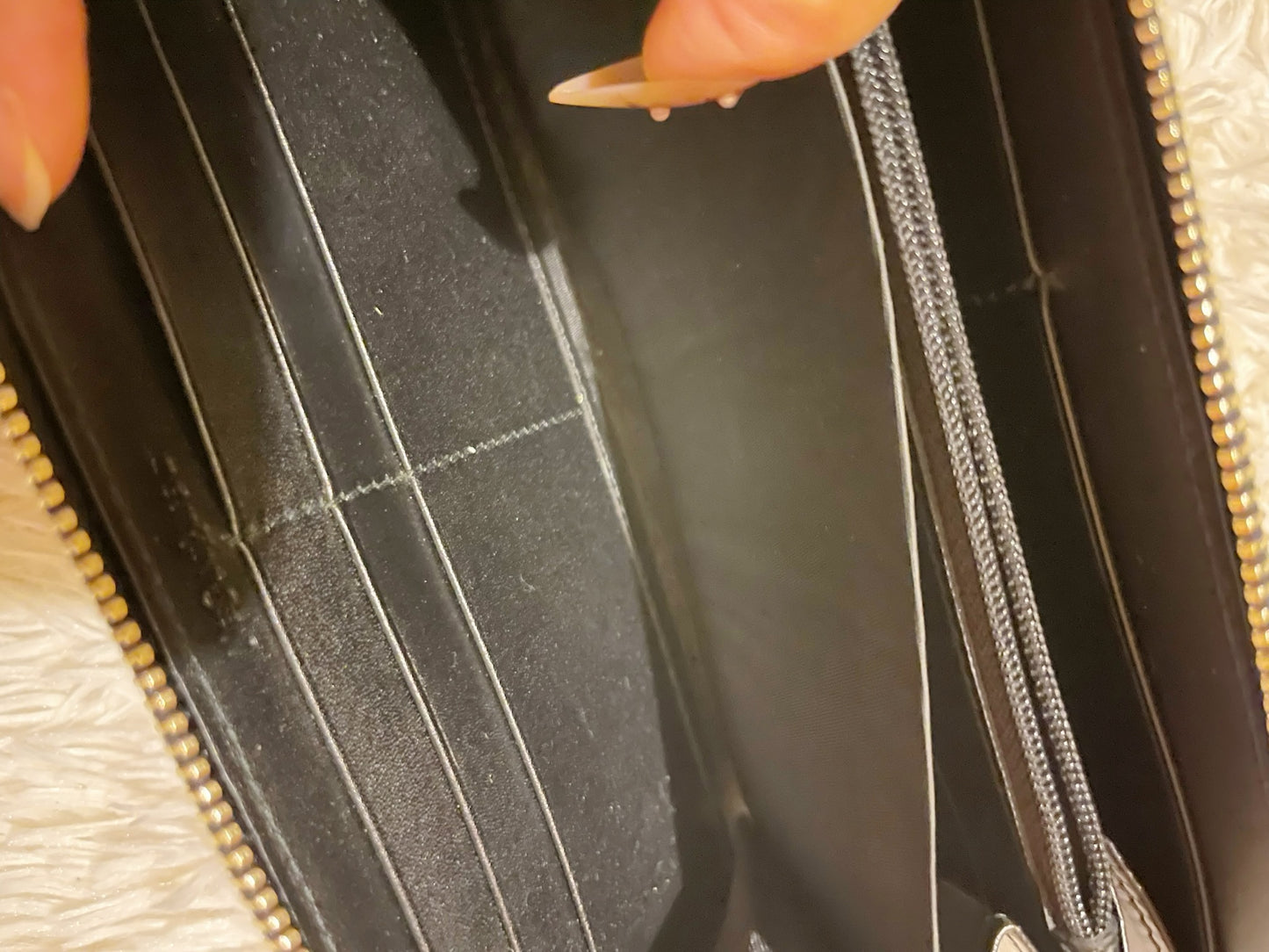 Saint Laurent Black Monogram Leather Wallet – YSL Logo Embossed