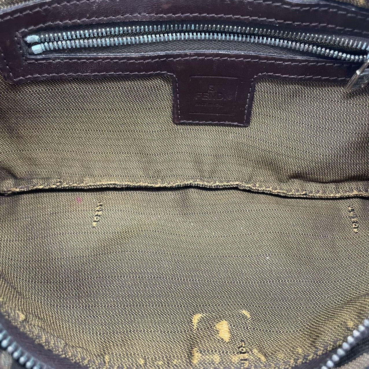 Fendi Baguette Bag – FF Monogram Canvas, Brown