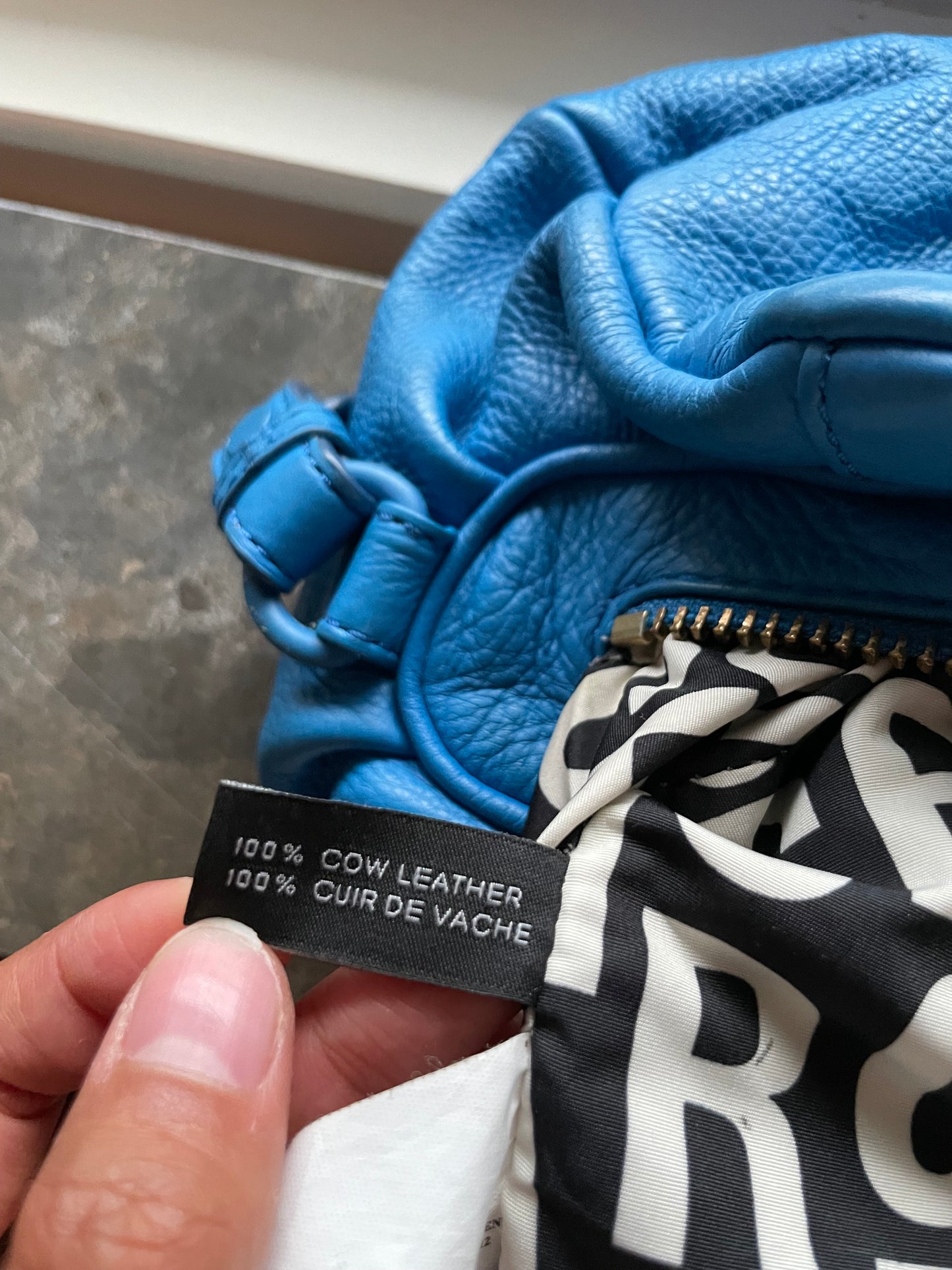 Marc by Marc Jacobs Classic Q Bag Baby Aidan Satchel – Blå