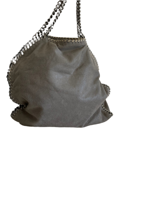 Stella McCartney Falabella Tote Bag – Shaggy Deer Faux Leather, Grey