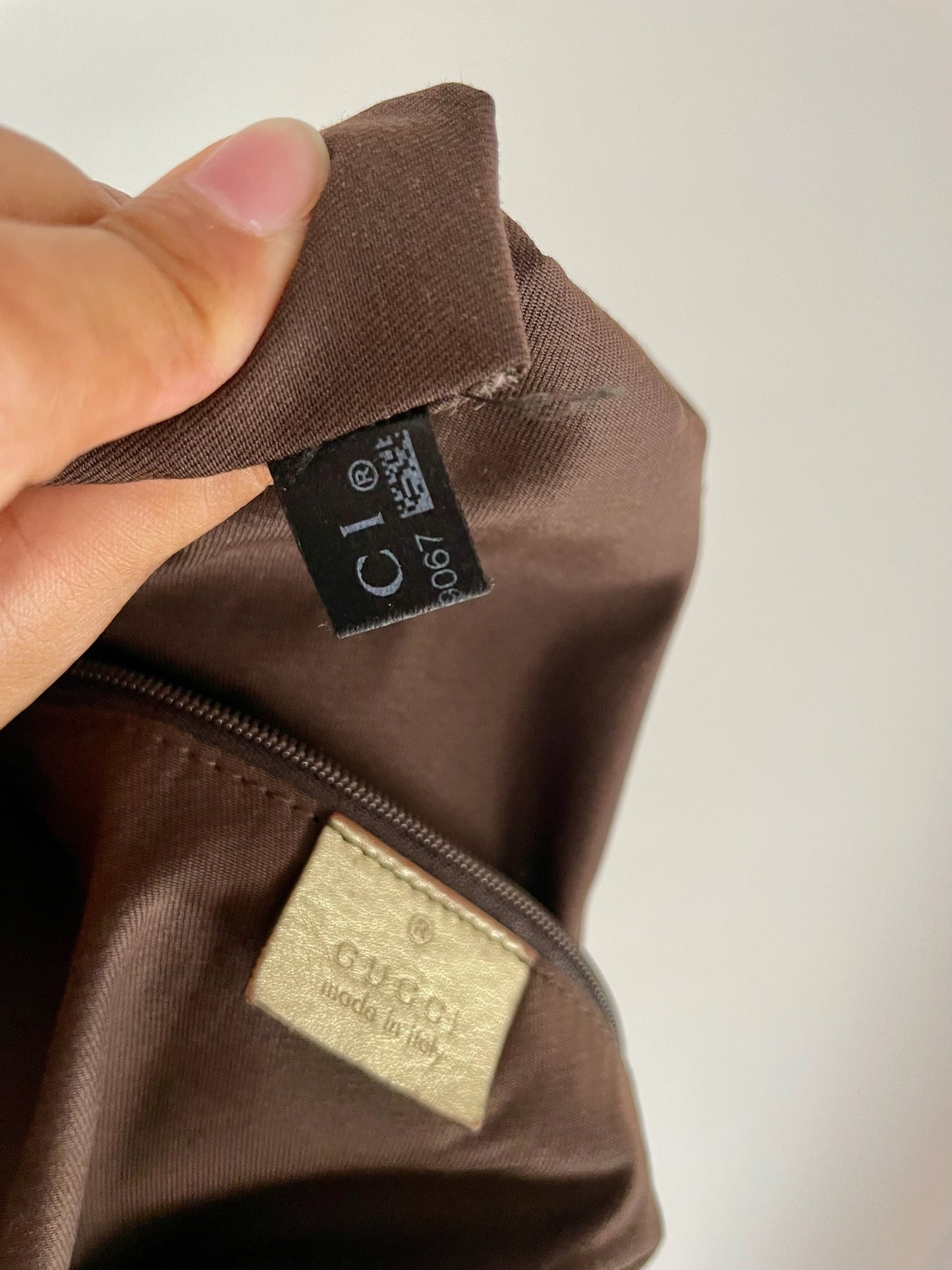 Gucci GG Canvas Hobo Bag – Gold Trim
