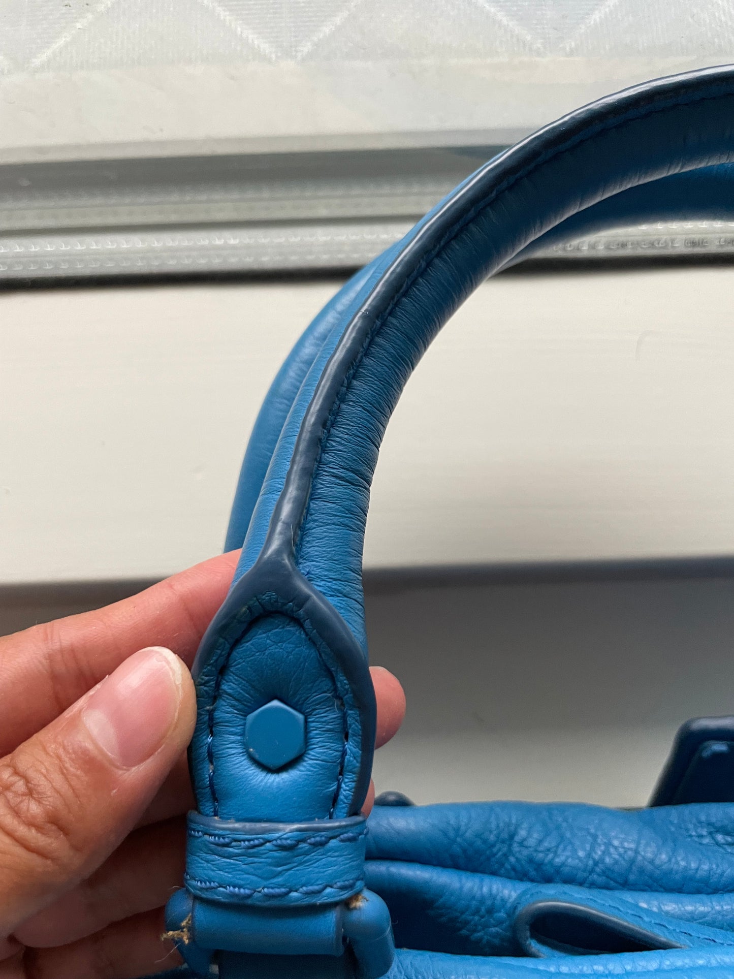 Marc by Marc Jacobs Classic Q Bag Baby Aidan Satchel – Blå