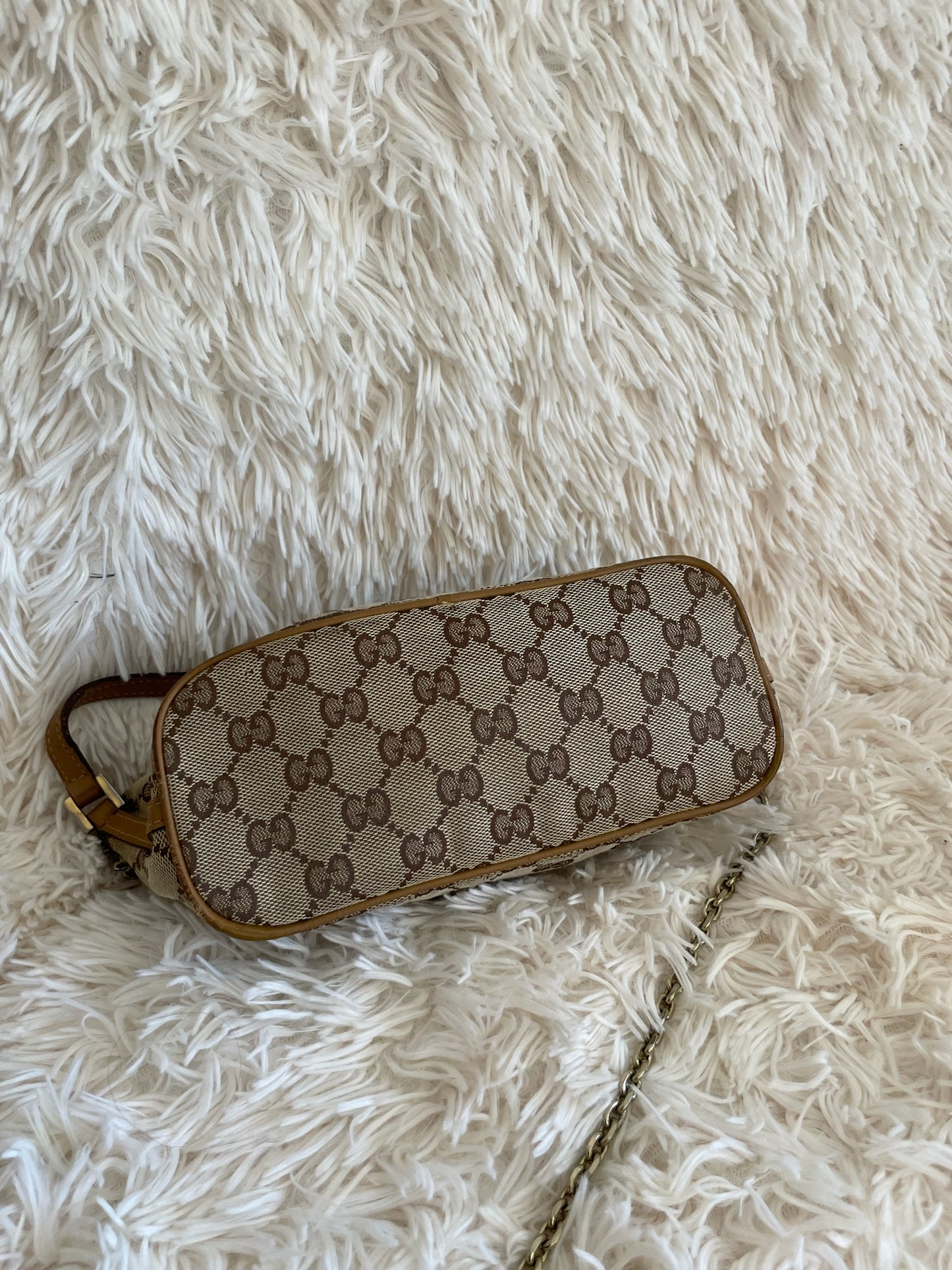 Gucci GG Canvas Mini Bag – Beige/Brown