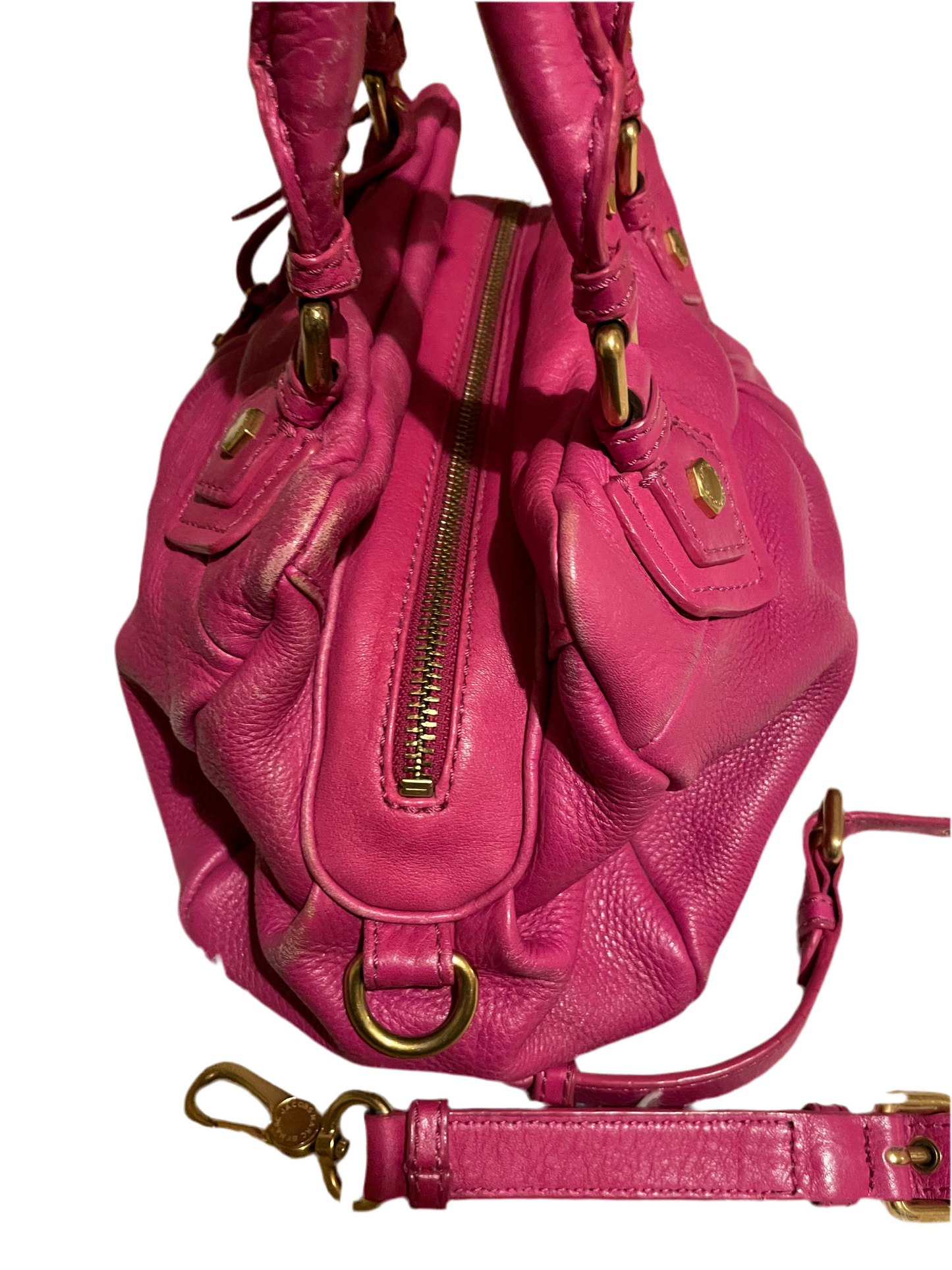 Marc by Marc Jacobs Classic Q Hillier Satchel – Hot Pink