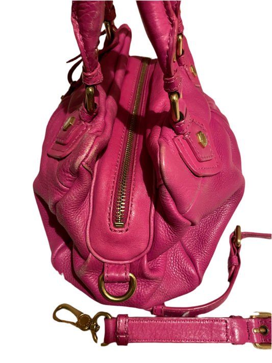 Marc by Marc Jacobs Classic Q Hillier Satchel – Hot Pink