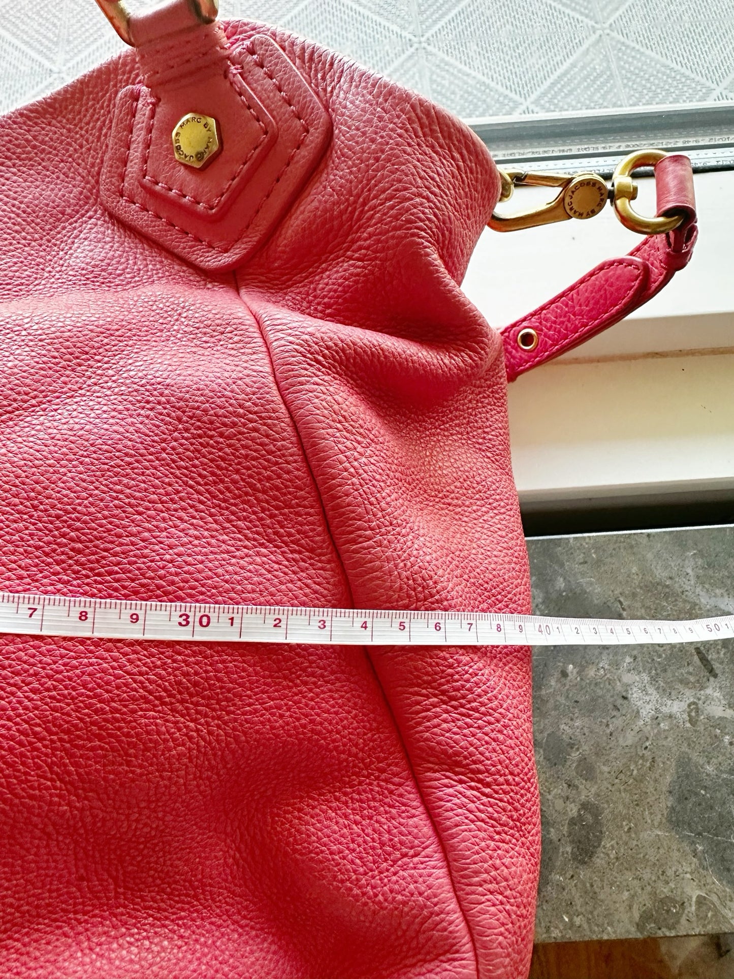 Marc by Marc Jacobs Classic Q Hillier Hobo Bag– Pink