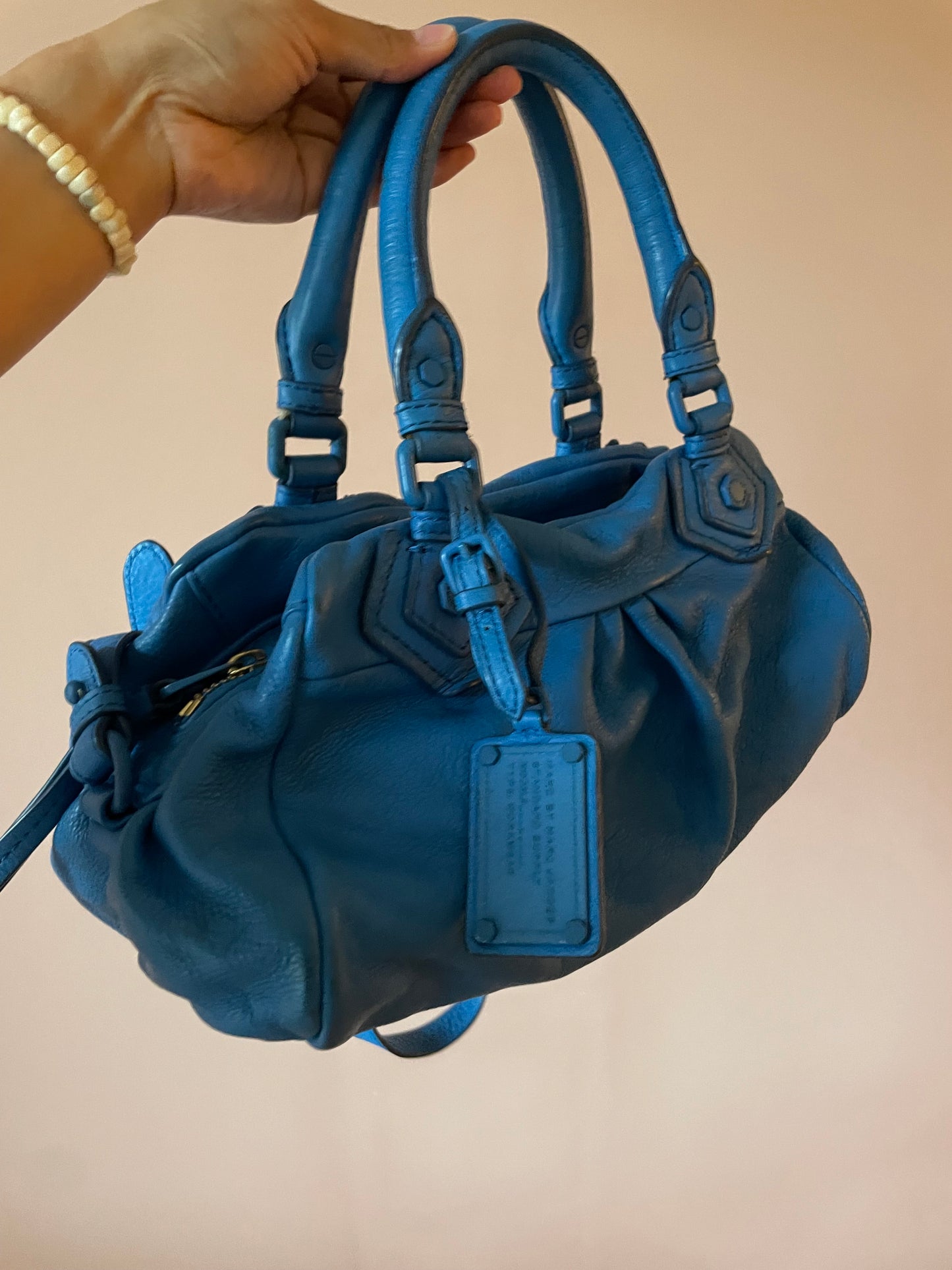 Marc by Marc Jacobs Classic Q Bag Baby Aidan Satchel – Blå