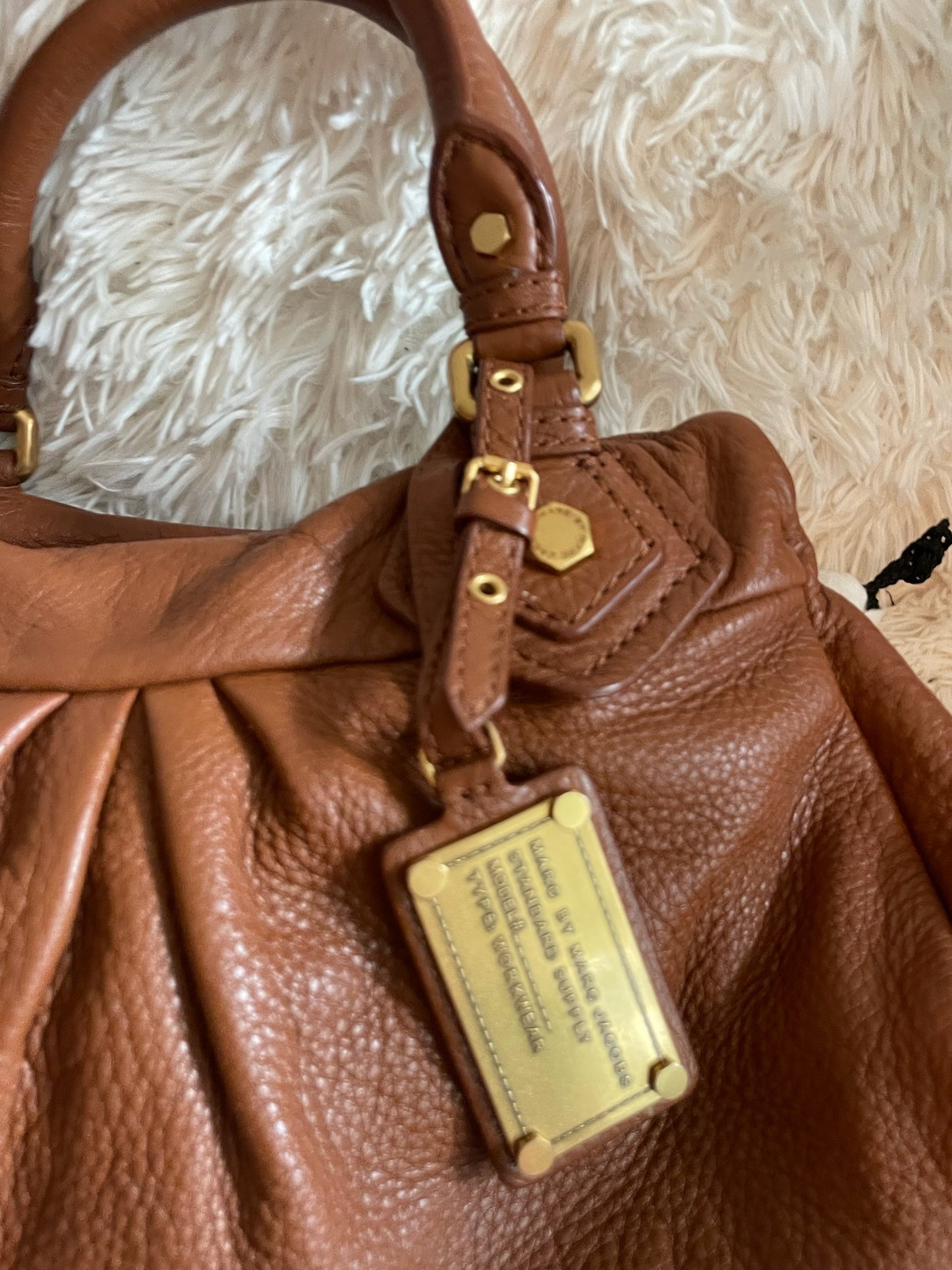 Marc by Marc Jacobs Classic Q Baby Aidan Satchel Bag– Brown
