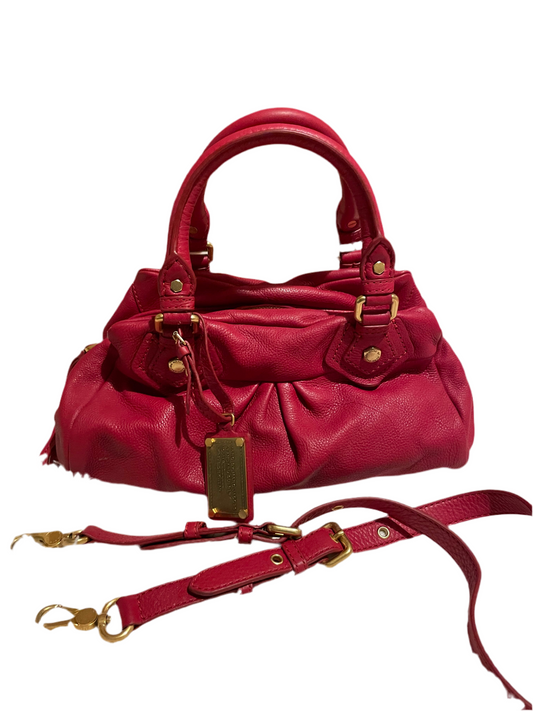 Marc by Marc Jacobs Classic Q Baby Aidan Satchel in Deep Red