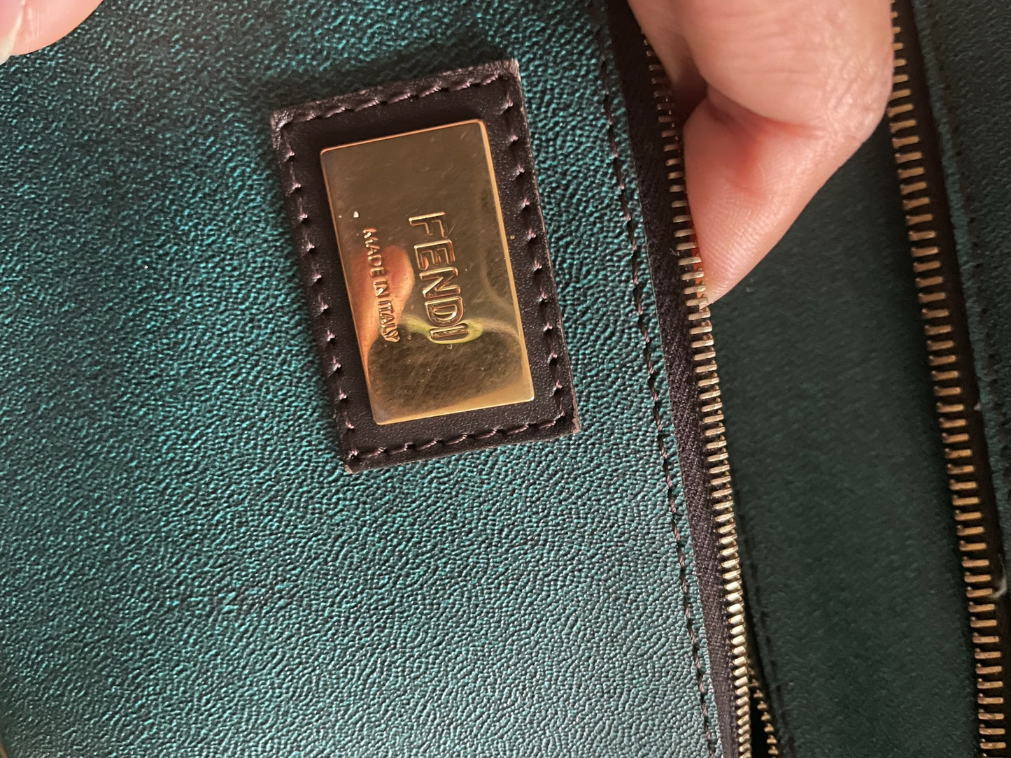 Fendi Zucca Canvas Tote Bag – Brown/Green