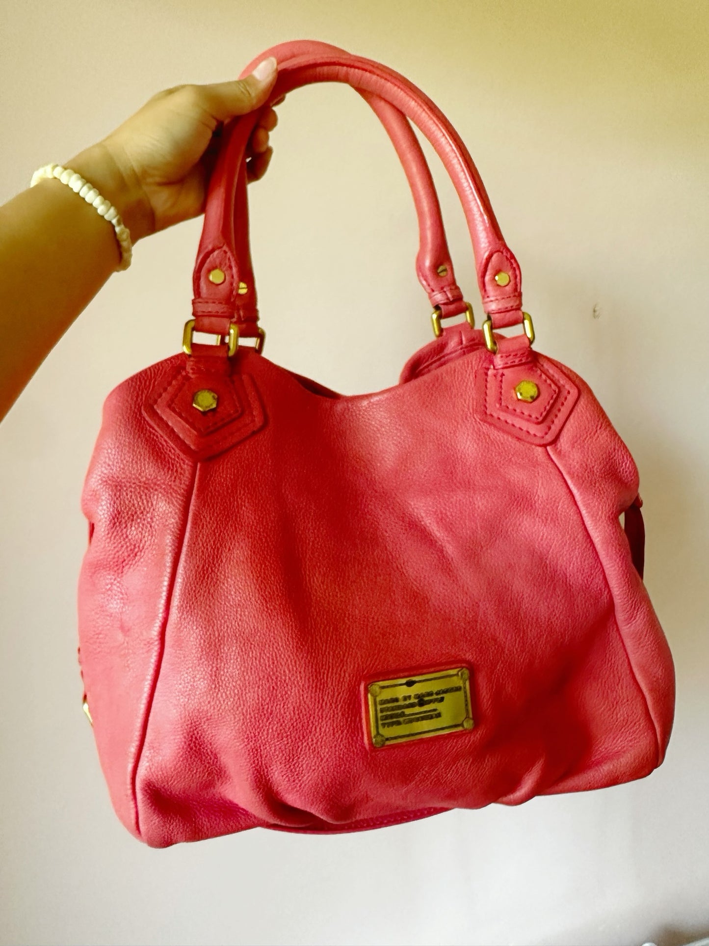 Marc by Marc Jacobs Classic Q Hillier Hobo Bag– Pink