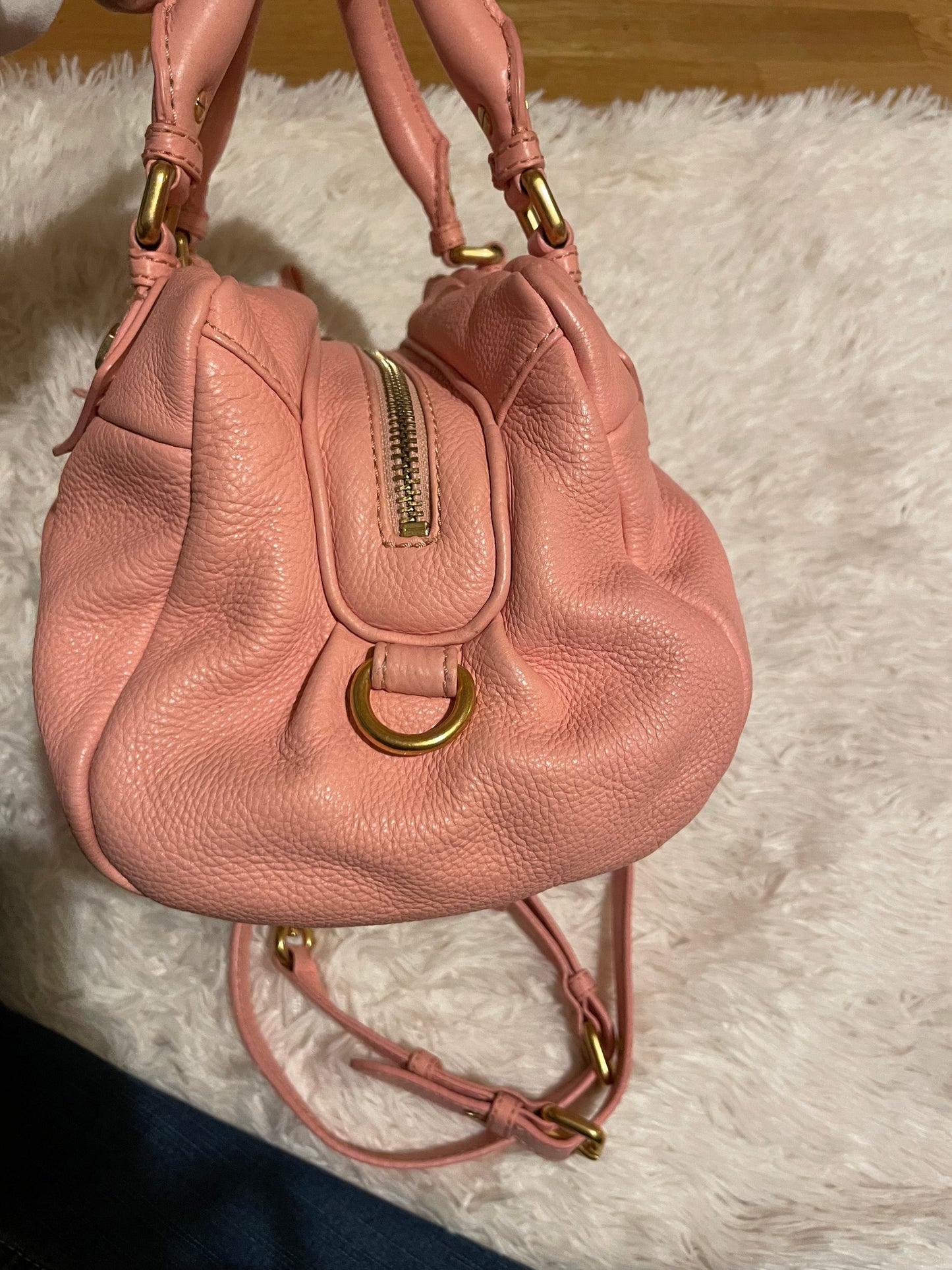 Marc by Marc Jacobs Classic Q Baby Aidan Satchel in Blush Pink