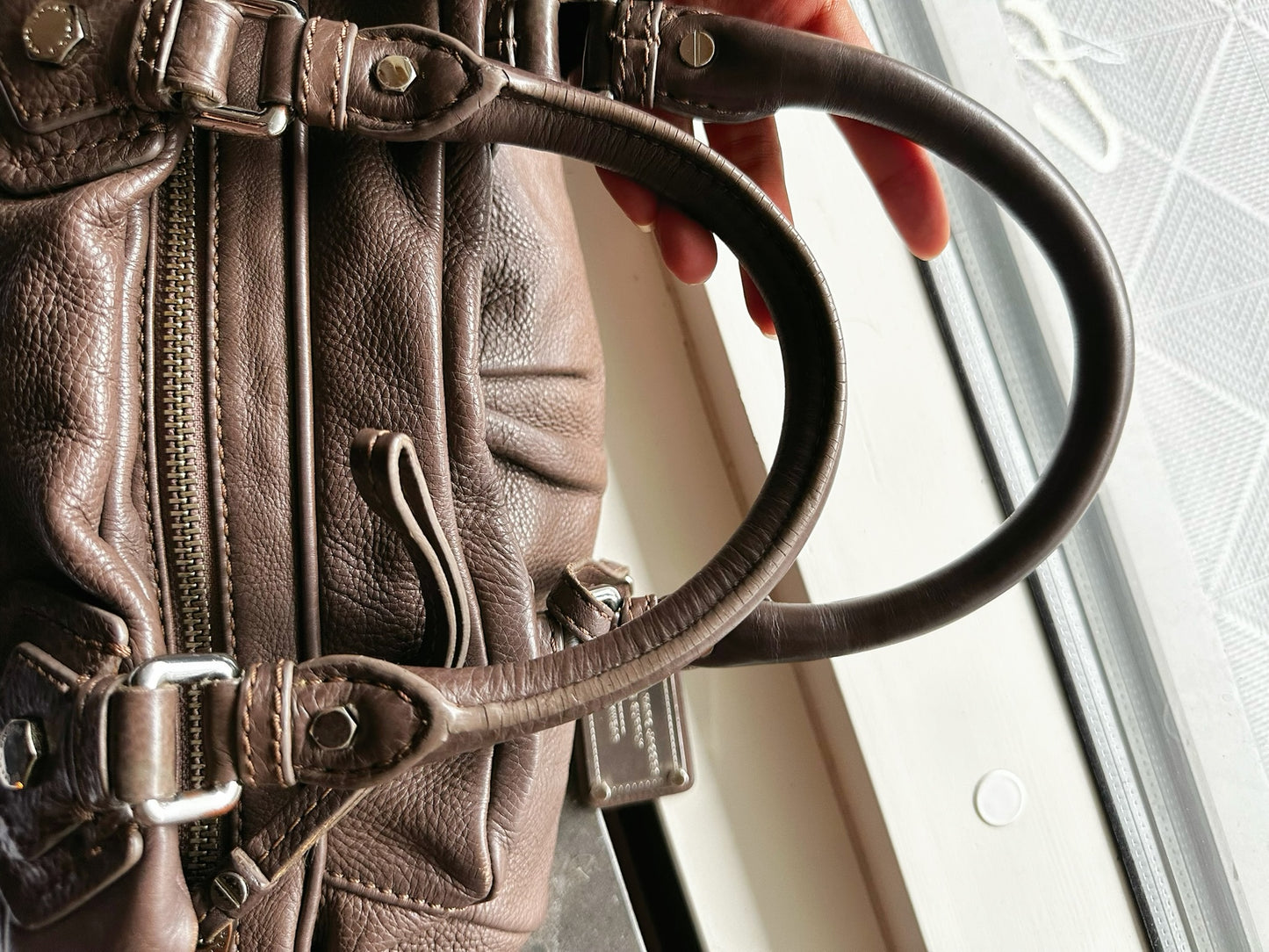 Marc by Marc Jacobs Classic Q Baby Aidan Satchel Bag – Taupe