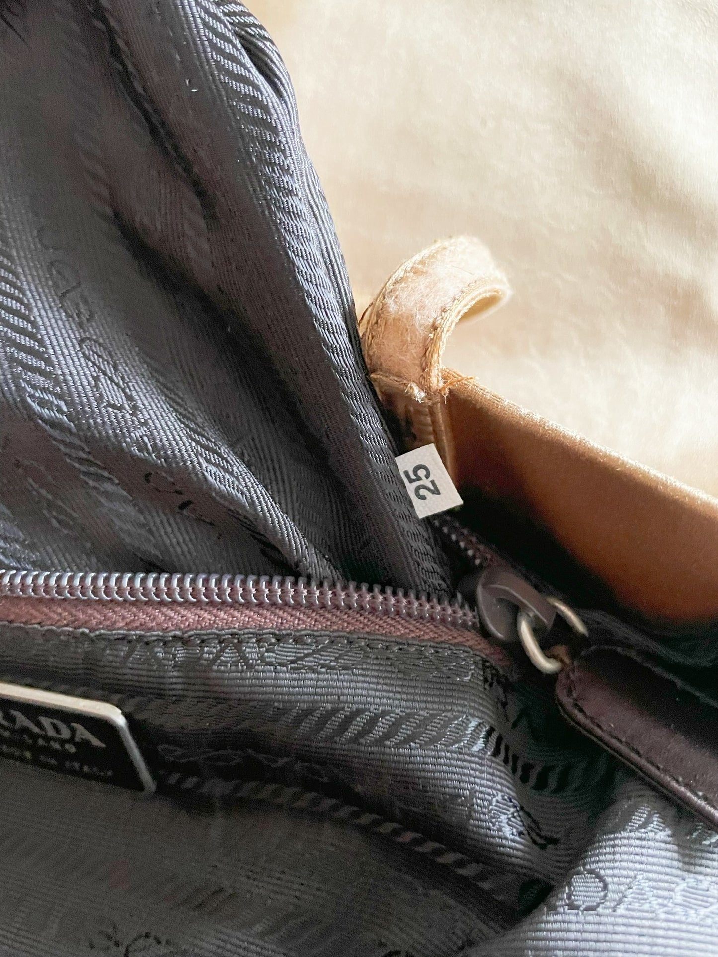 Prada Vintage Satin Tote Bag – Gold