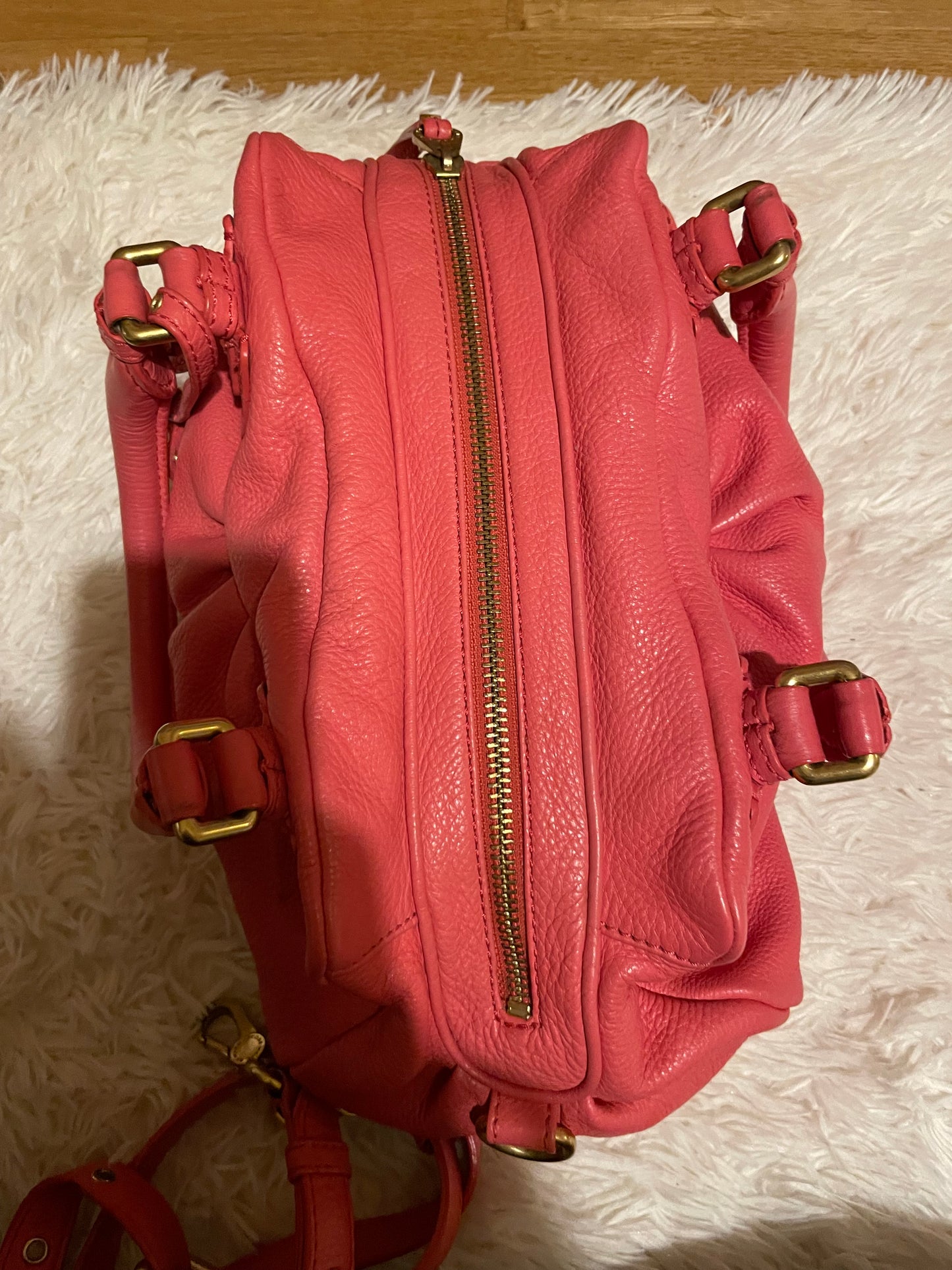 Marc by Marc Jacobs Classic Q Hillier Satchel – Coral Pink