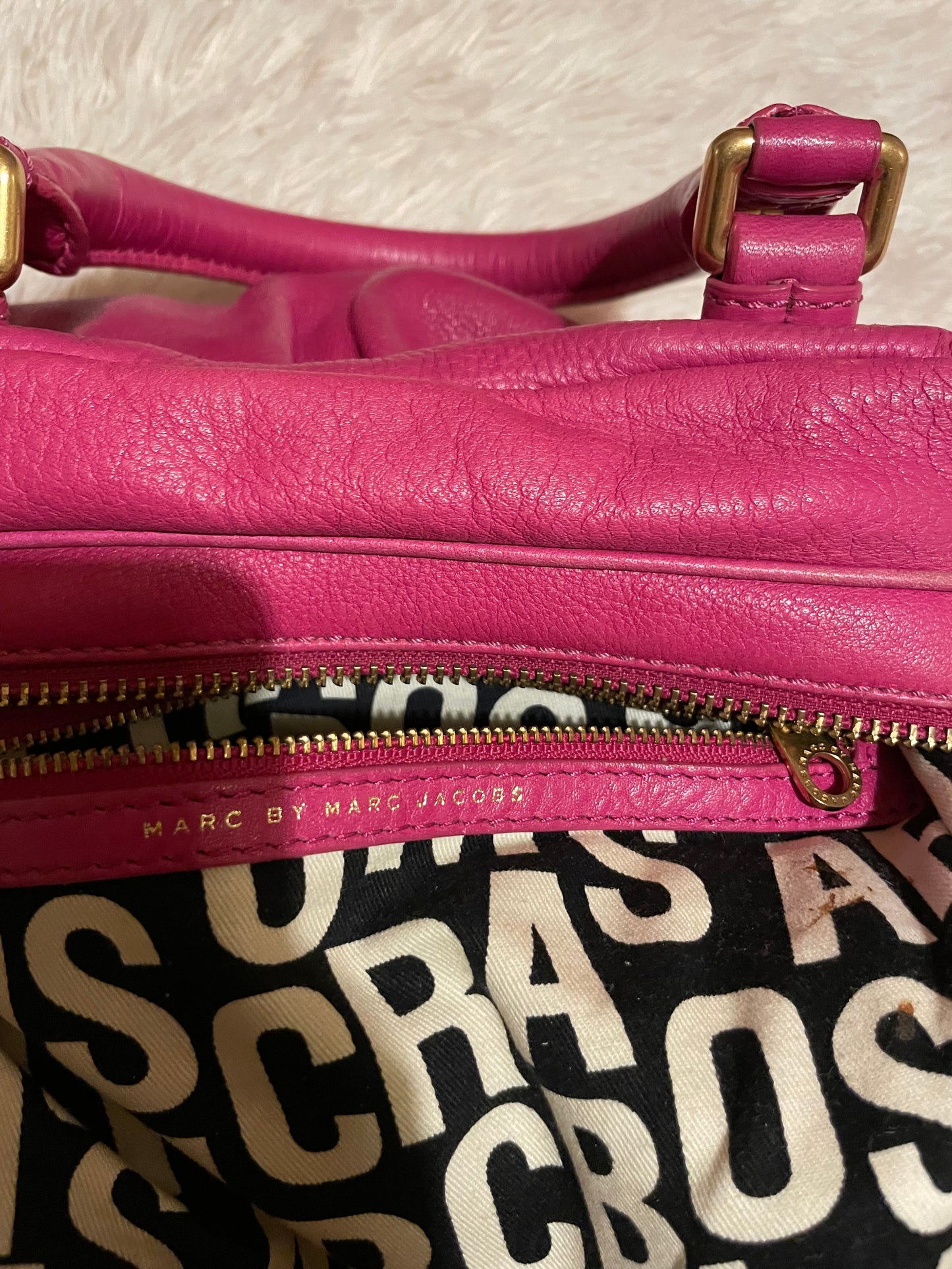 Marc by Marc Jacobs Classic Q Hillier Satchel – Hot Pink