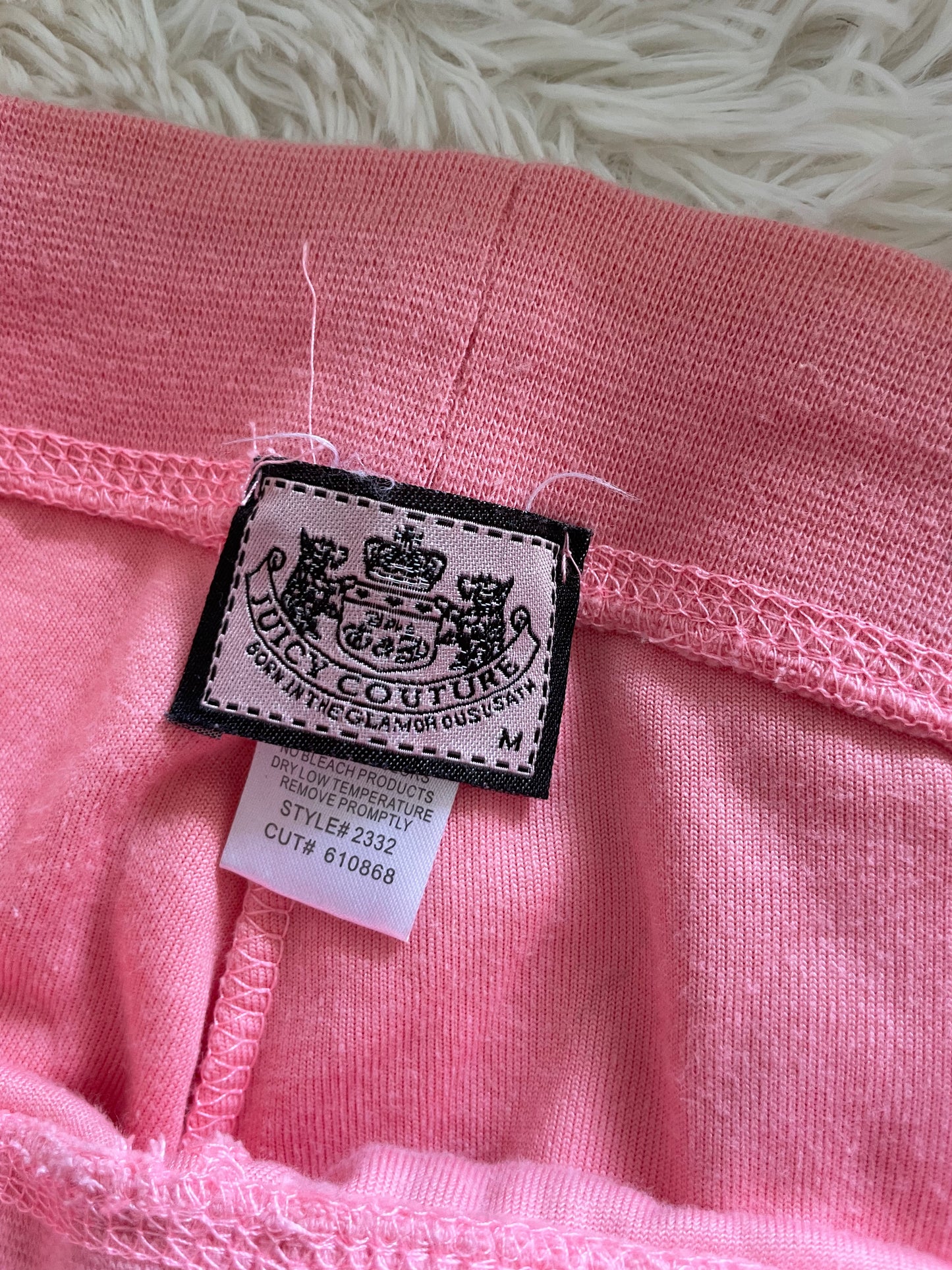 Juicy Couture Velour Tracksuit – Pink Floral Embellished
