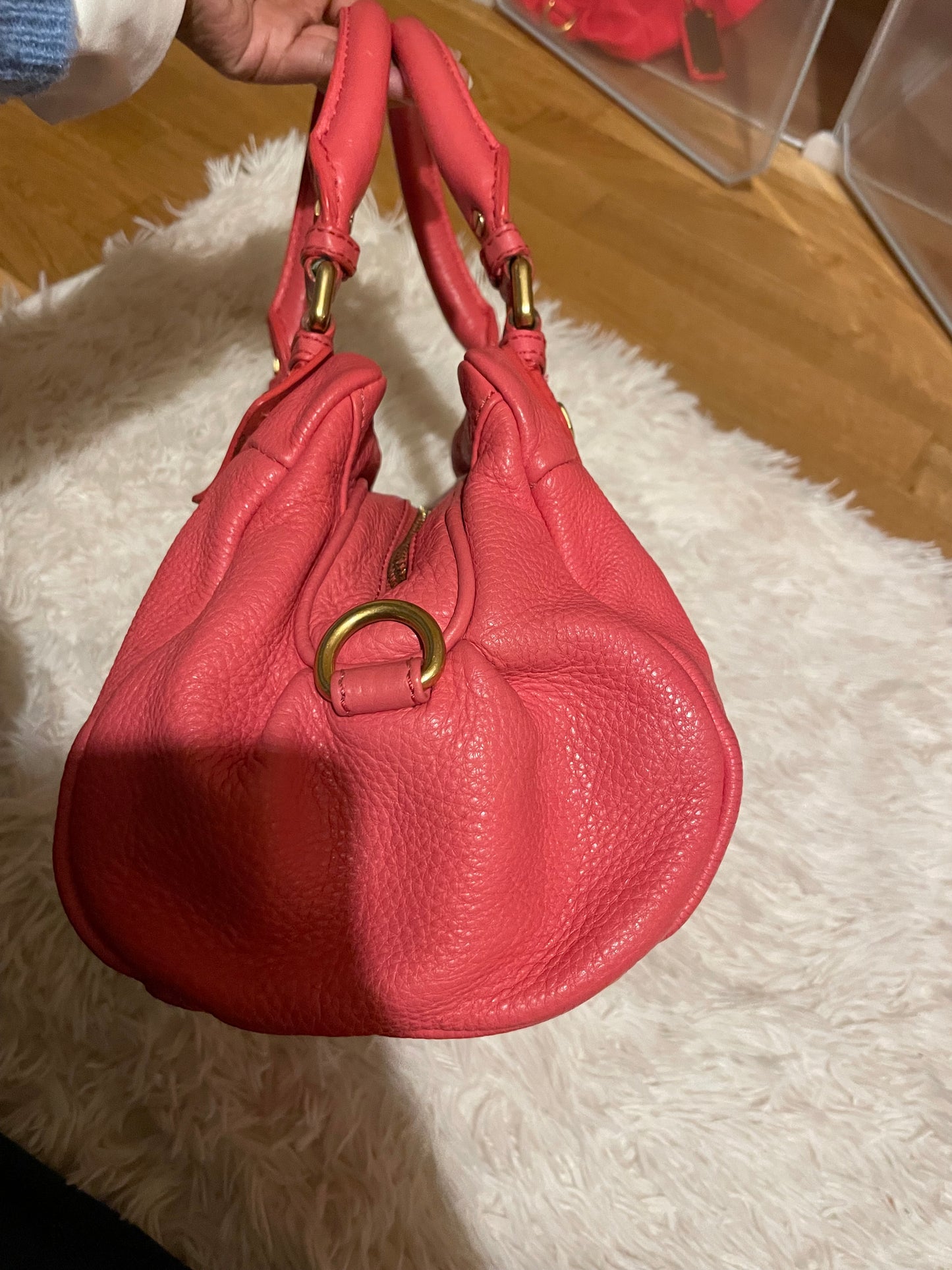 Marc by Marc Jacobs Classic Q Hillier Satchel – Coral Pink