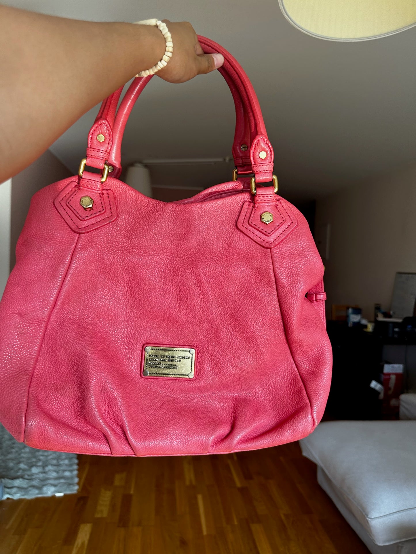 Marc by Marc Jacobs Classic Q Hillier Hobo Bag– Pink