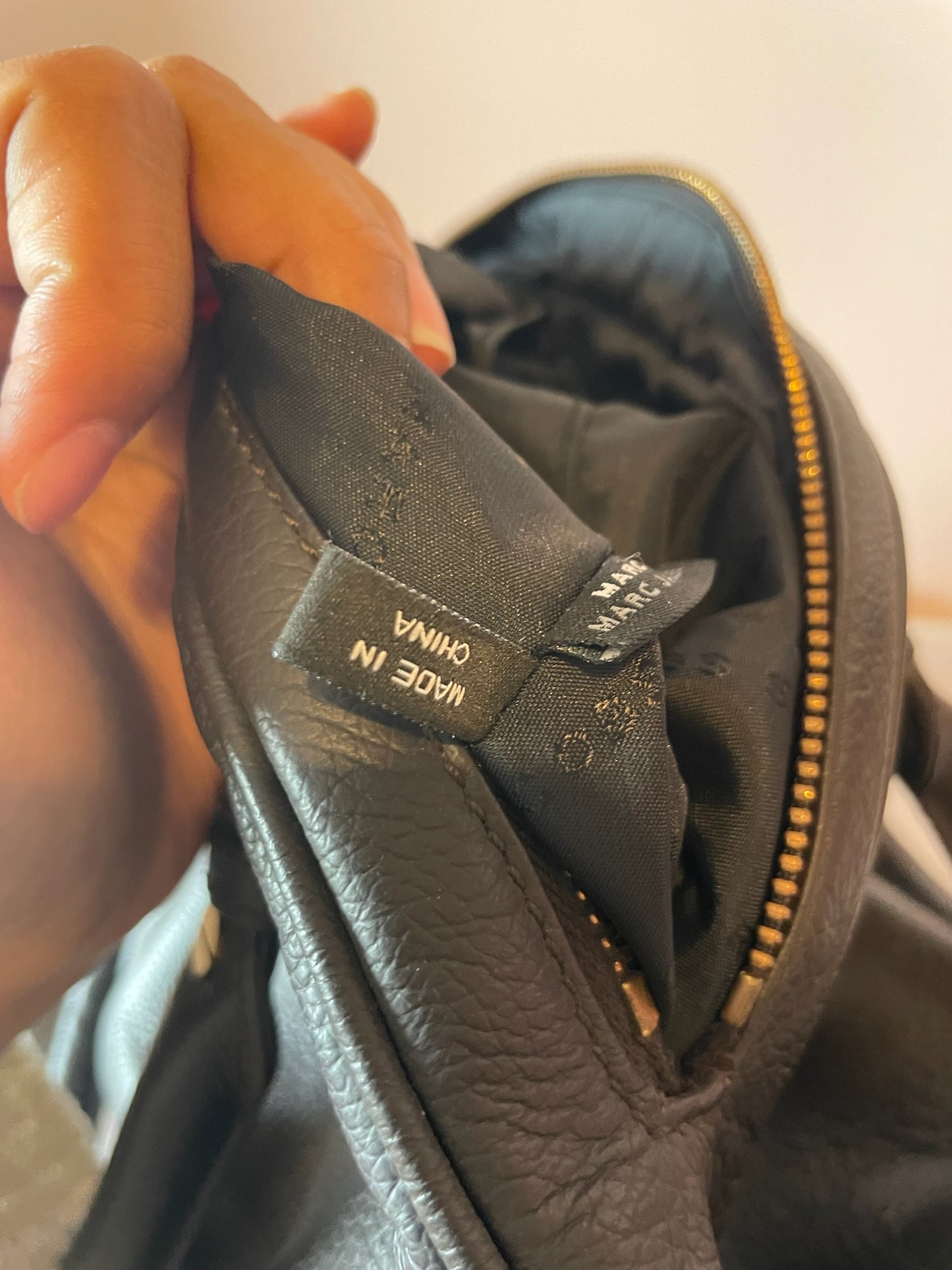 MARC BY MARC JACOBS Classic Q Mini Hillier Satchel – Black with Gold Hardware