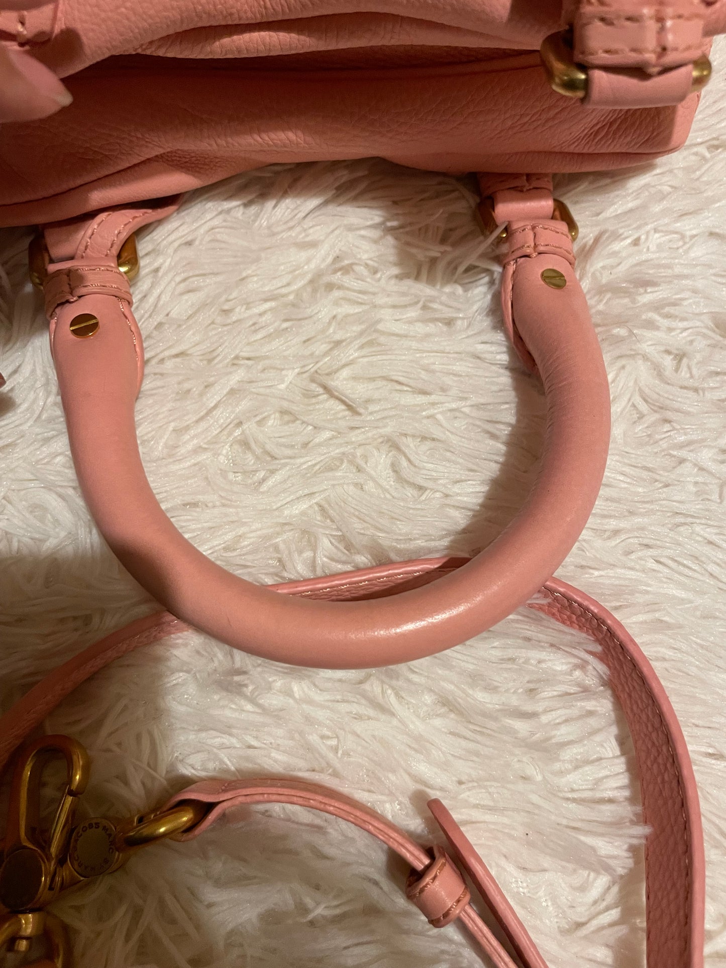 Marc by Marc Jacobs Classic Q Baby Aidan Satchel in Blush Pink