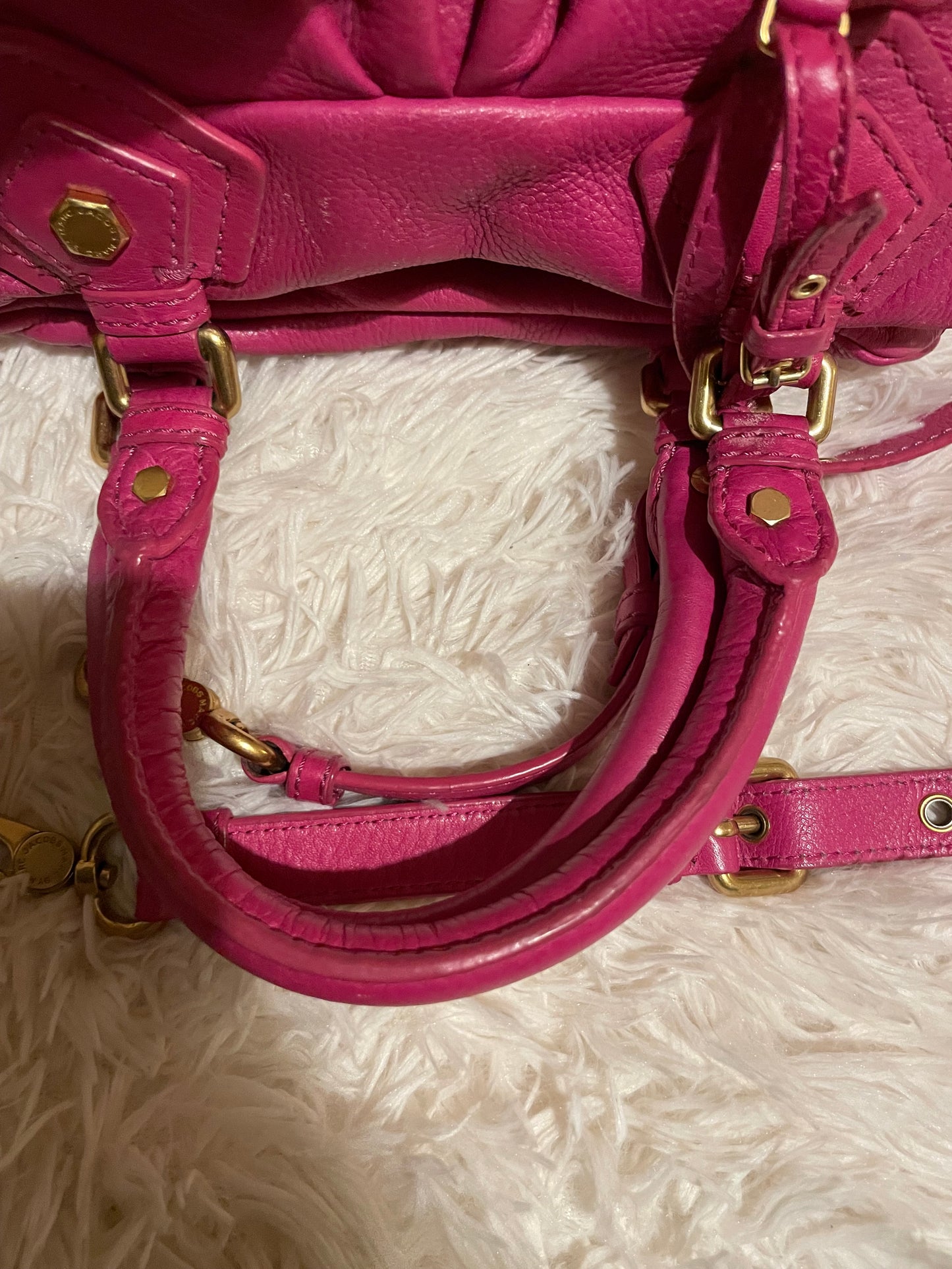 Marc by Marc Jacobs Classic Q Hillier Satchel – Hot Pink